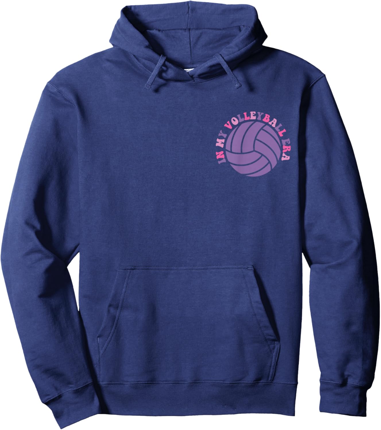 In My Volleyball Era Volleyball Lover 2 Sided Hoodie - Hoodie | Navy