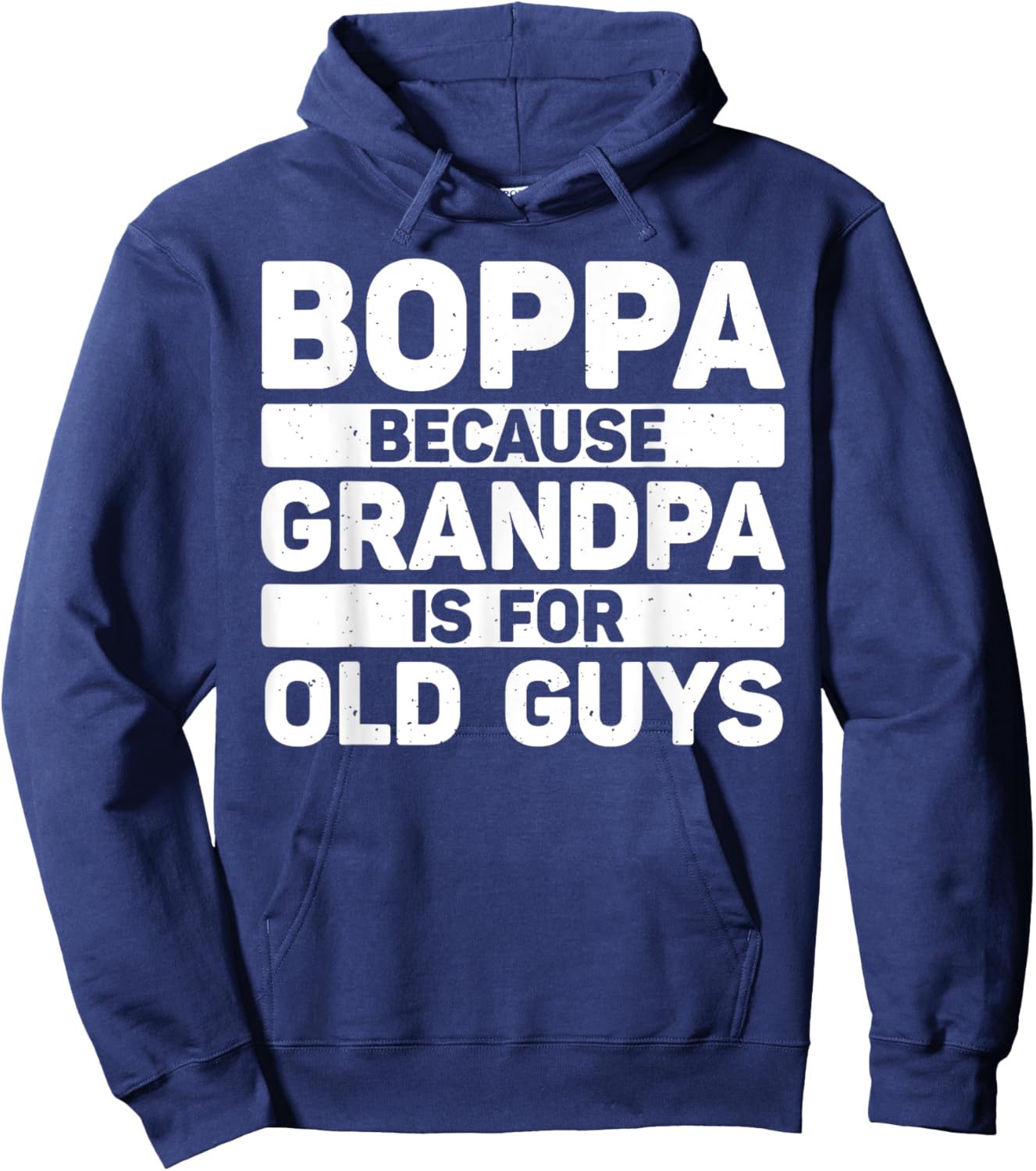 Boppa Design For Grandpa From Grandkids Father's Day Boppa Hoodie - Hoodie | Navy