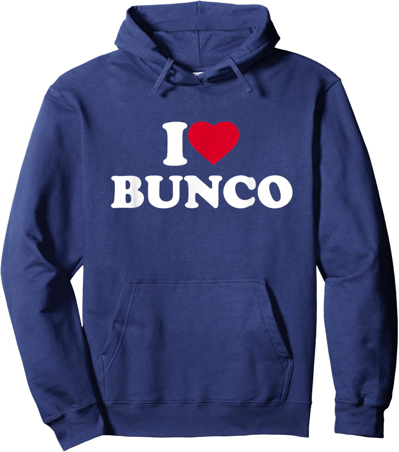 I Love Bunco I Heart Bunco Lover Dice Bunko Hoodie - Hoodie | Navy