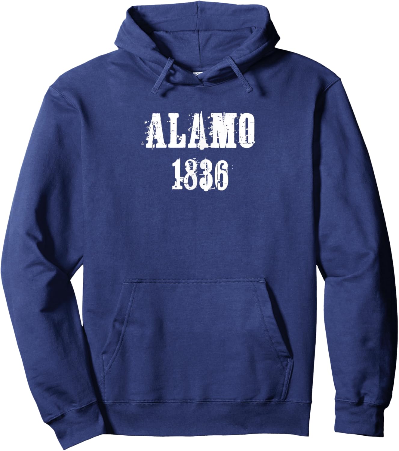 The Battle of Alamo 1836 Texas American Texan History Rustic Hoodie - Hoodie | Navy