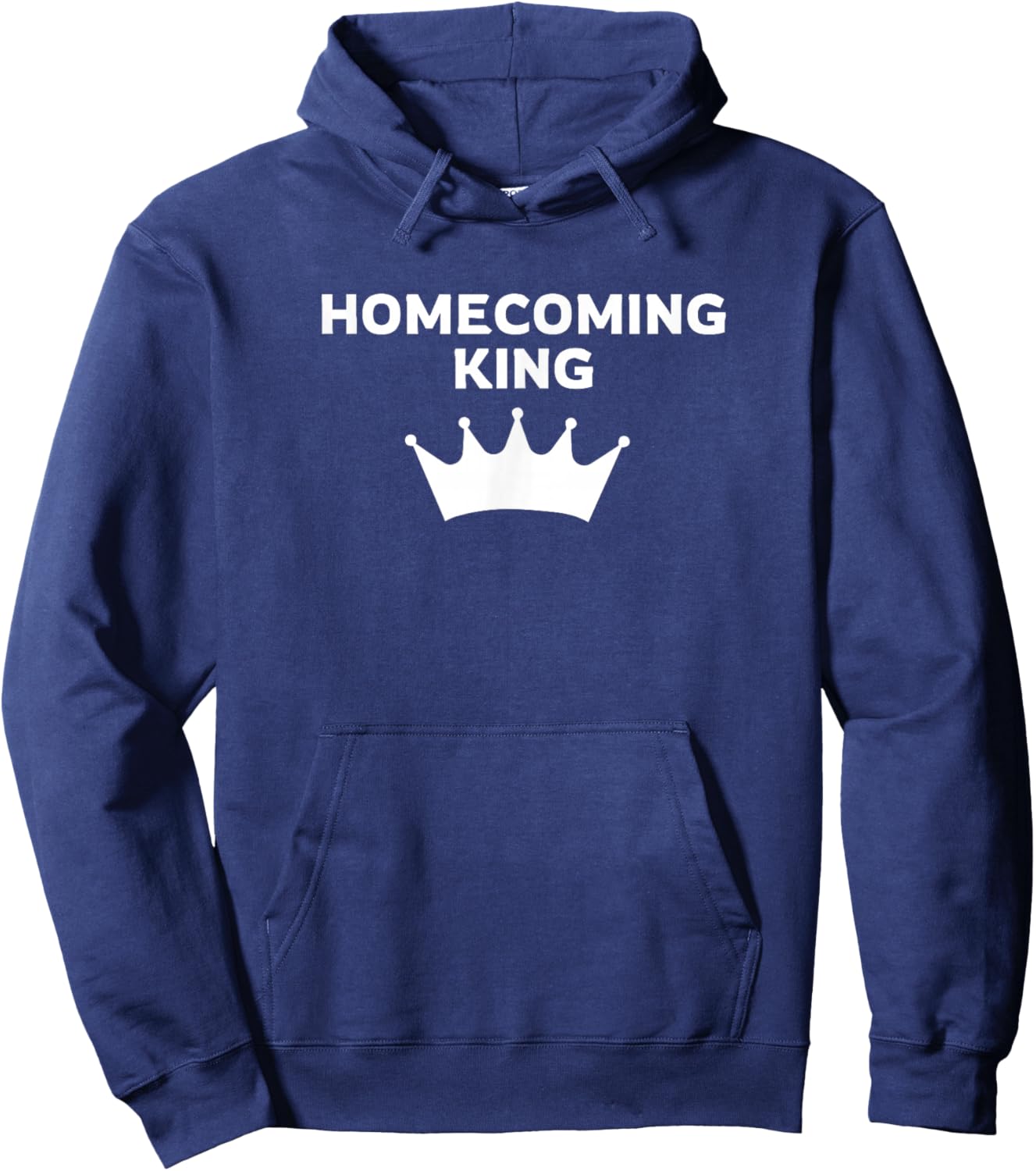 Matching Highschool Homecoming King Hoodie - Hoodie | Navy