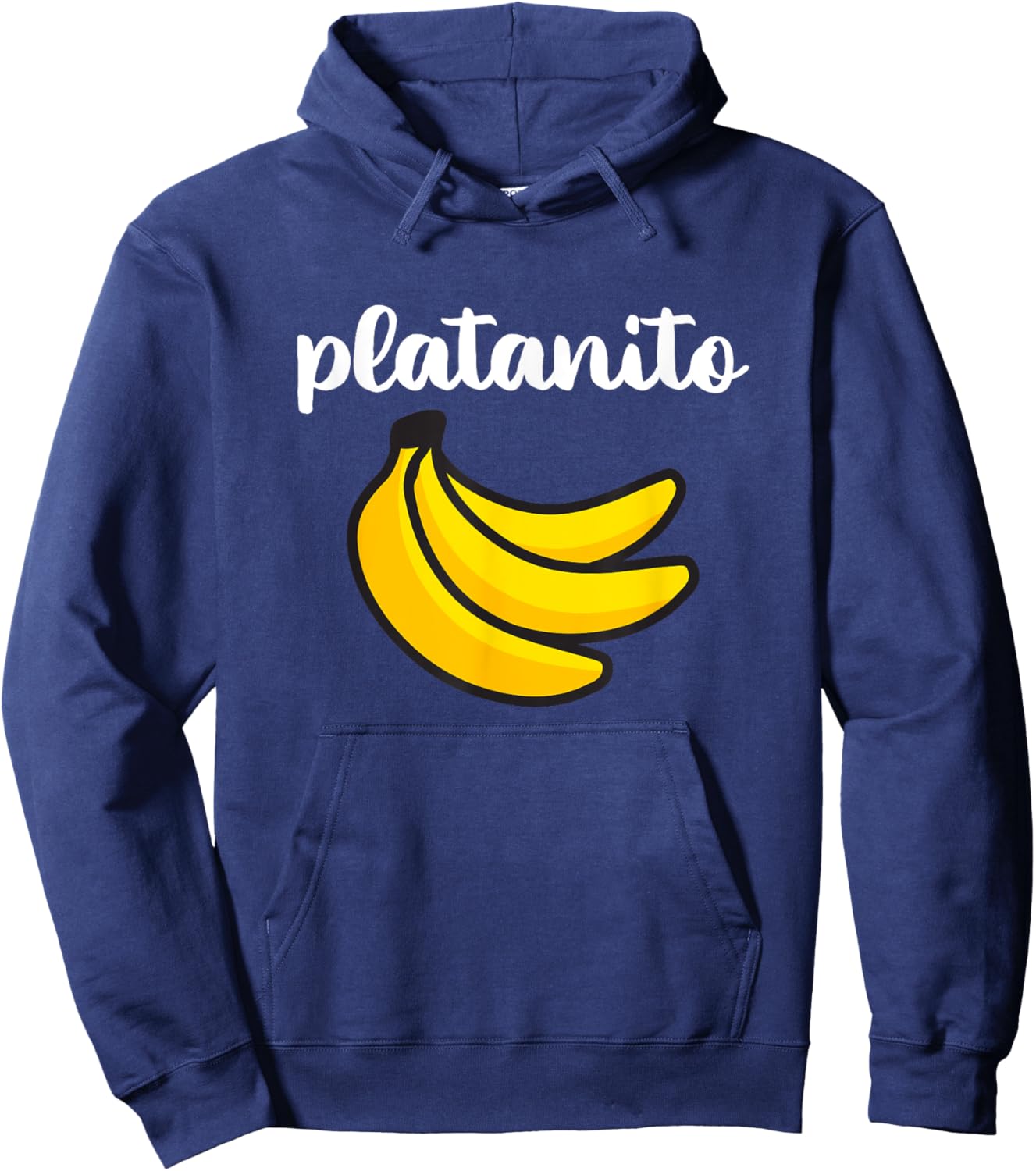 Platanito Cute Funny Spanish Word Toddler Boys Girls Hoodie - Hoodie | Navy