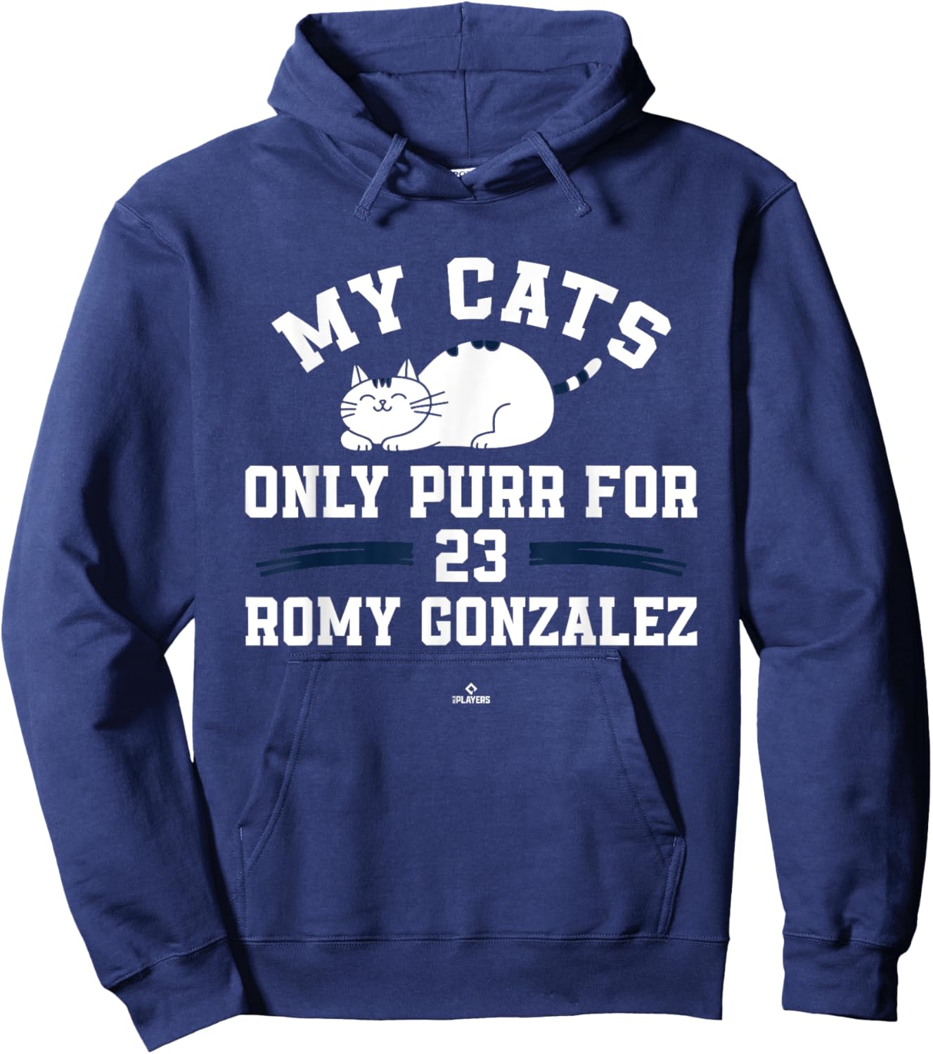 Cat Lovers for Romy Gonzalez Boston Baseball MLBPA Men Women Kids Hoodie - Hoodie | Navy