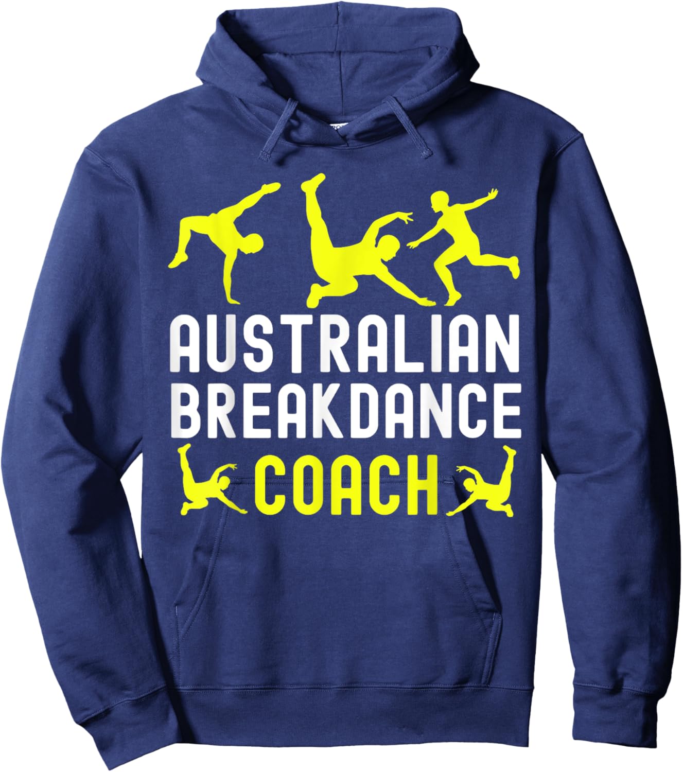Australian Breakdancer Costume Coach Break Dancer Matching Hoodie - Hoodie | Navy