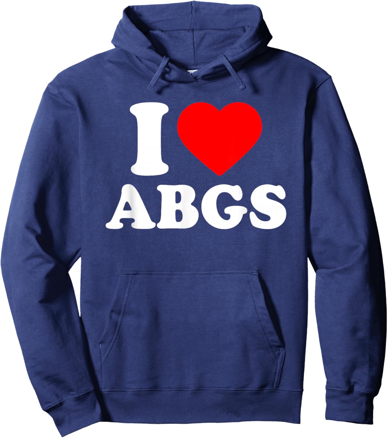 I Love ABGS · I Heart ABGS Hoodie - Hoodie | Navy