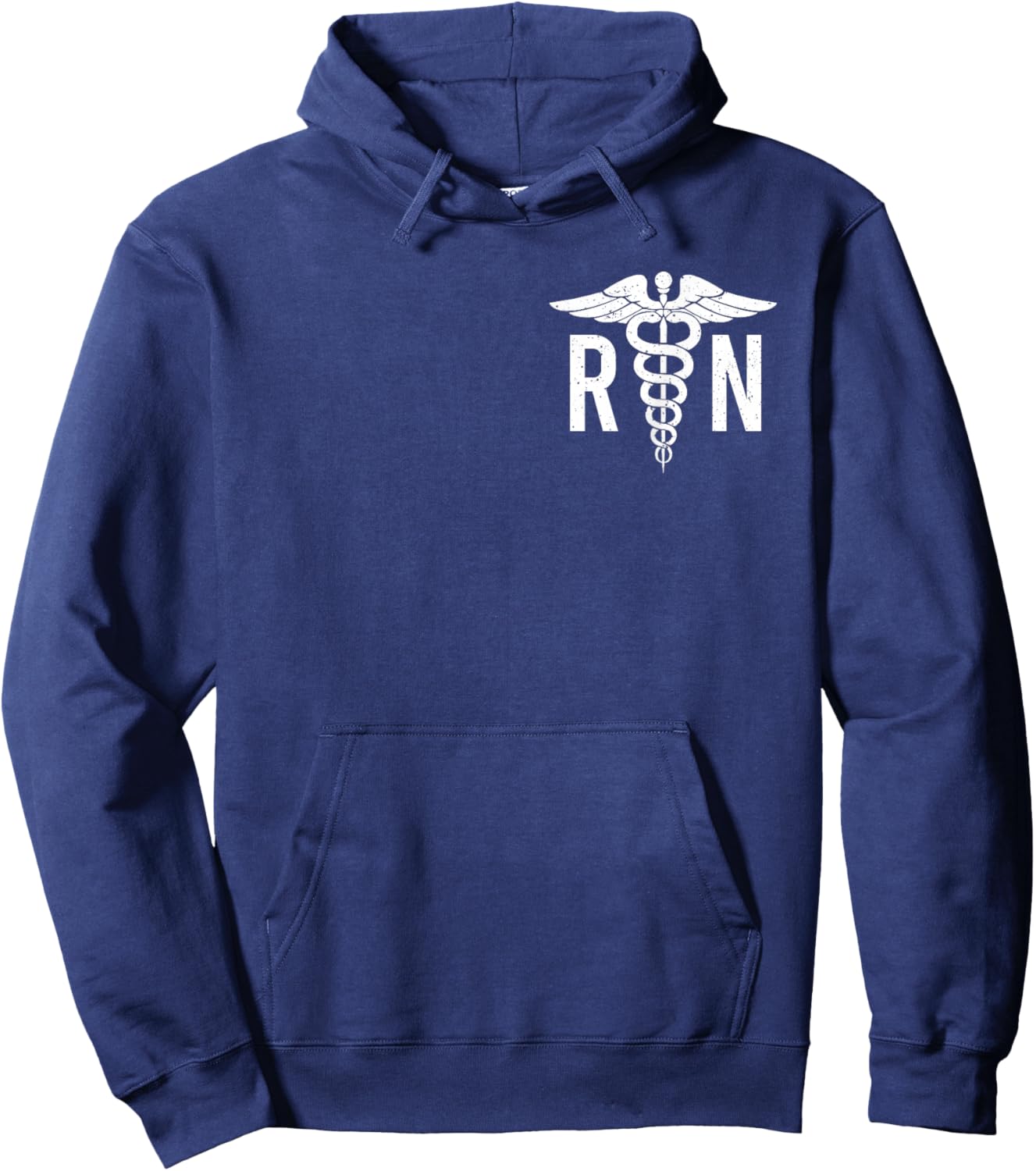 RN Nurse Shirt Registered Nurse Funny Nurse Day 2 Sided Hoodie - Hoodie | Navy