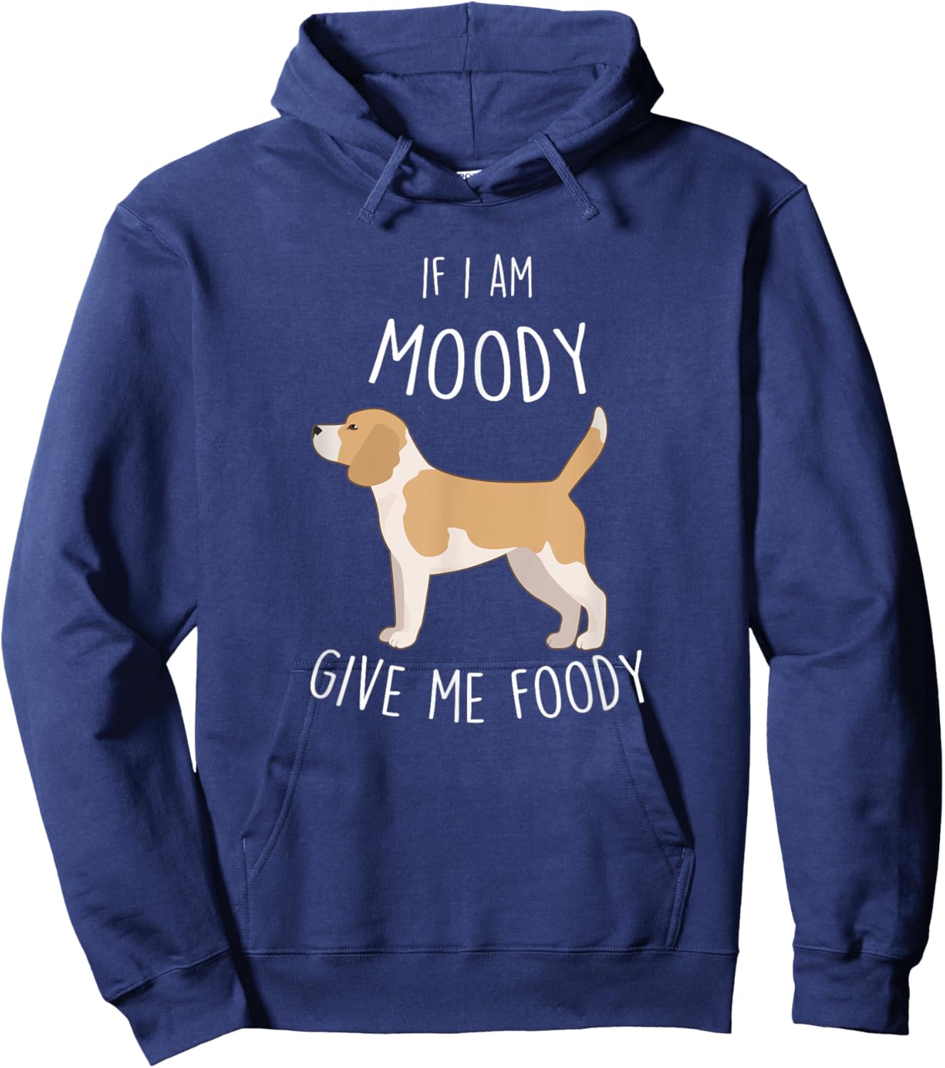 Lemon Beagle Only Talking To, Funny Cute Pet Lover Mom Dad Hoodie - Hoodie | Navy