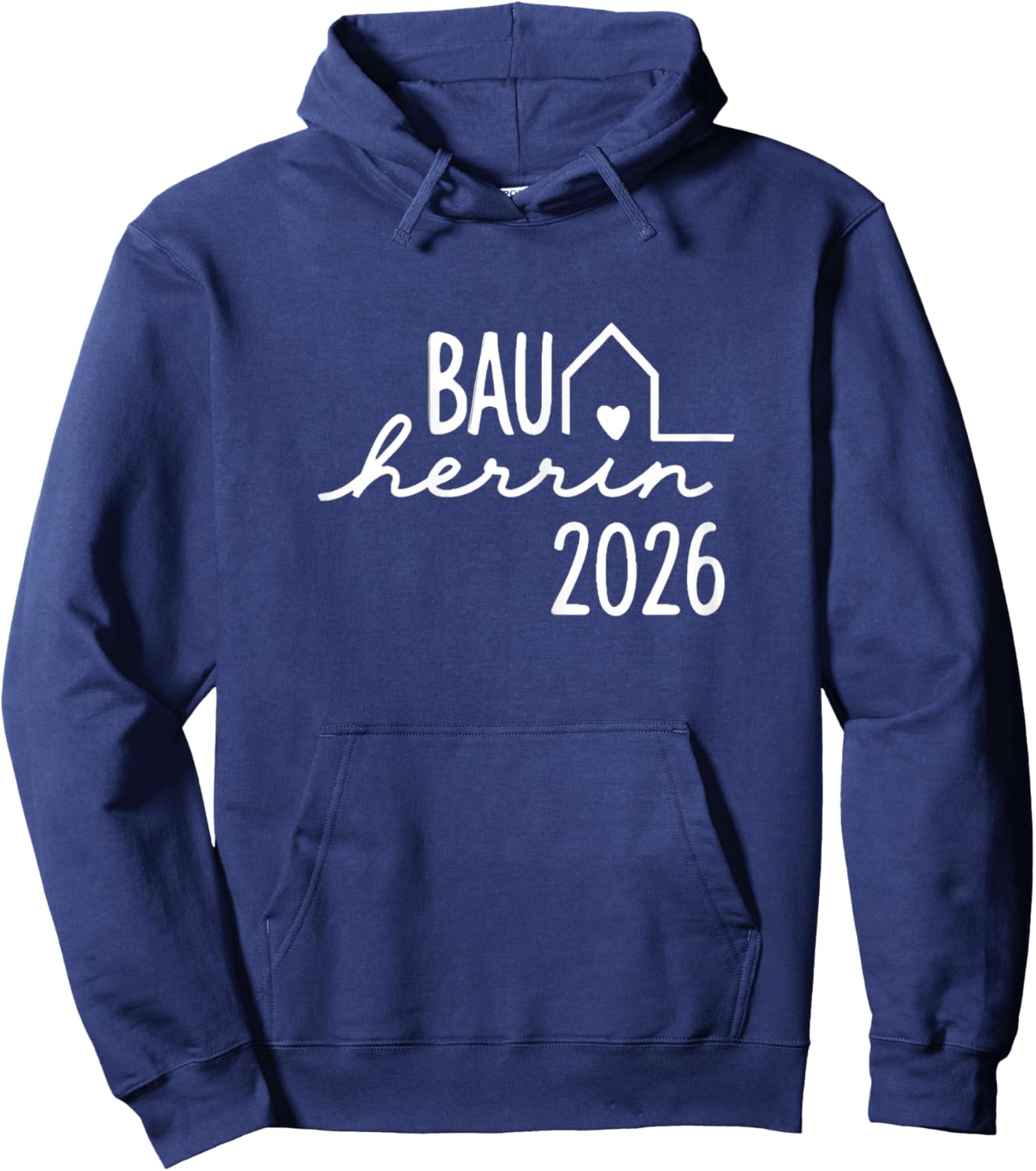 Hausbau Eigenheim Bauherrin 2026 Hoodie - Hoodie | Navy