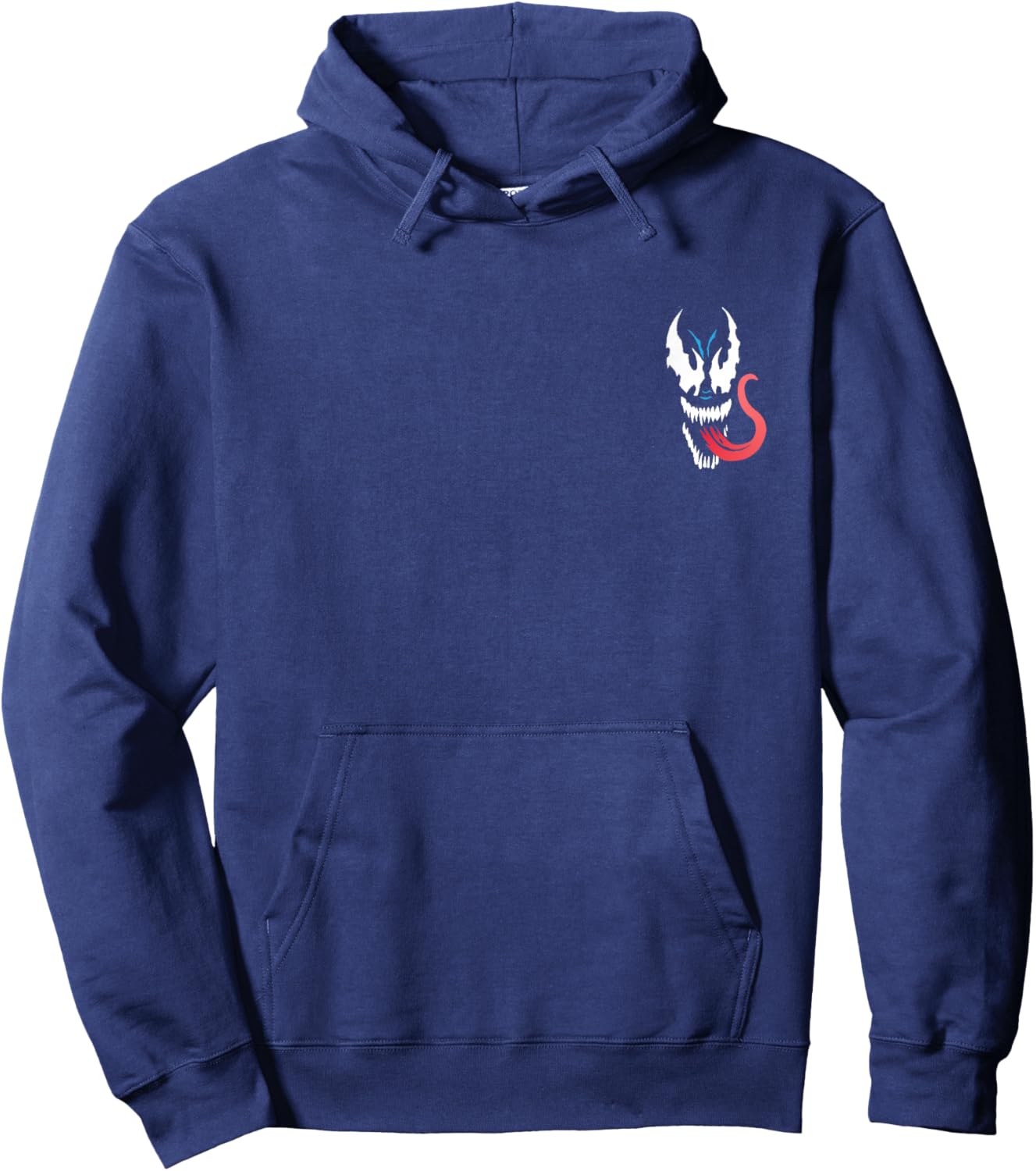 Venom - Oversized Retro Graphic Hoodie - Hoodie | Navy