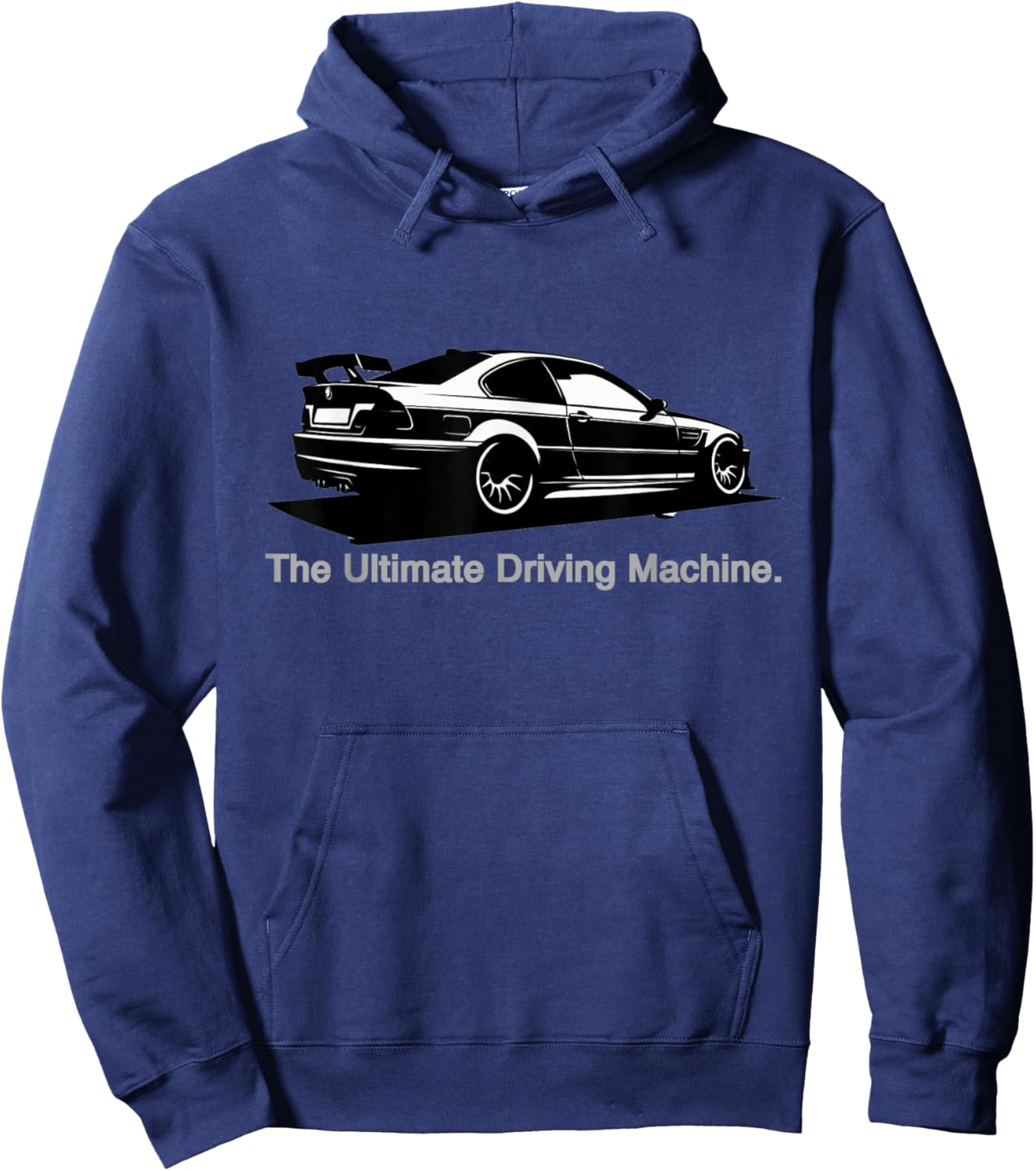 Ultimate Driving Machine Vintage Euro E46 3 Series Hoodie - Hoodie | Navy