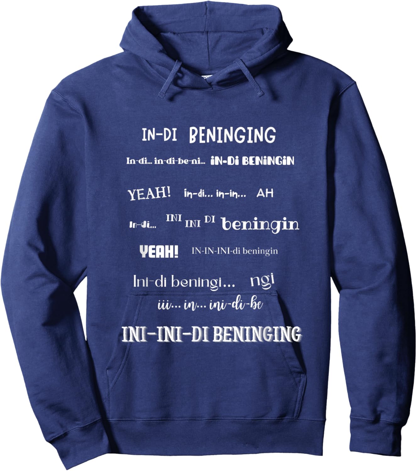 In the beninging Hoodie - Hoodie | Navy
