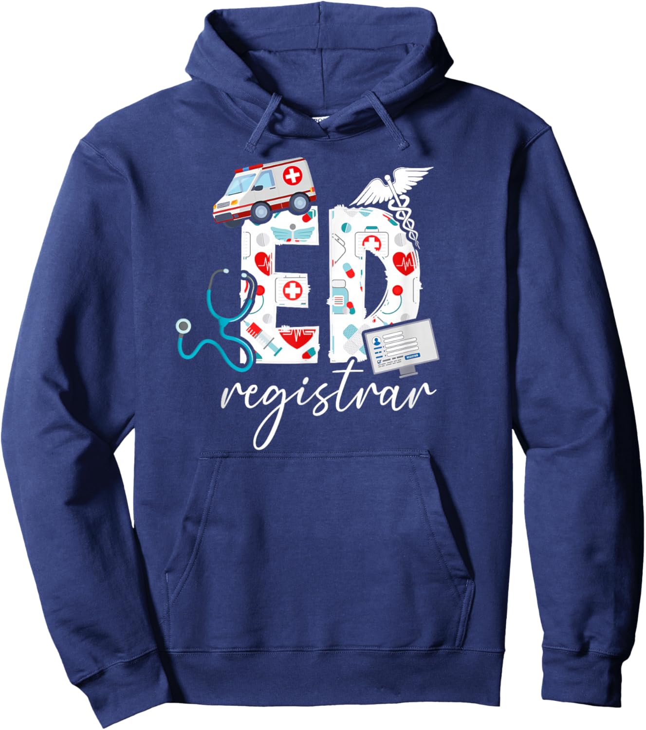ED Registrar Patient Registration Appreciation Hoodie - Hoodie | Navy