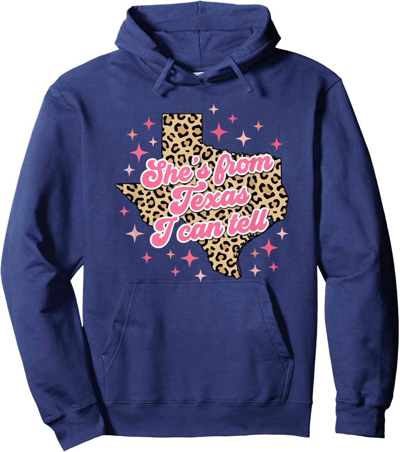 Shes from Texas I Can Tell Hoodie - Hoodie | Navy