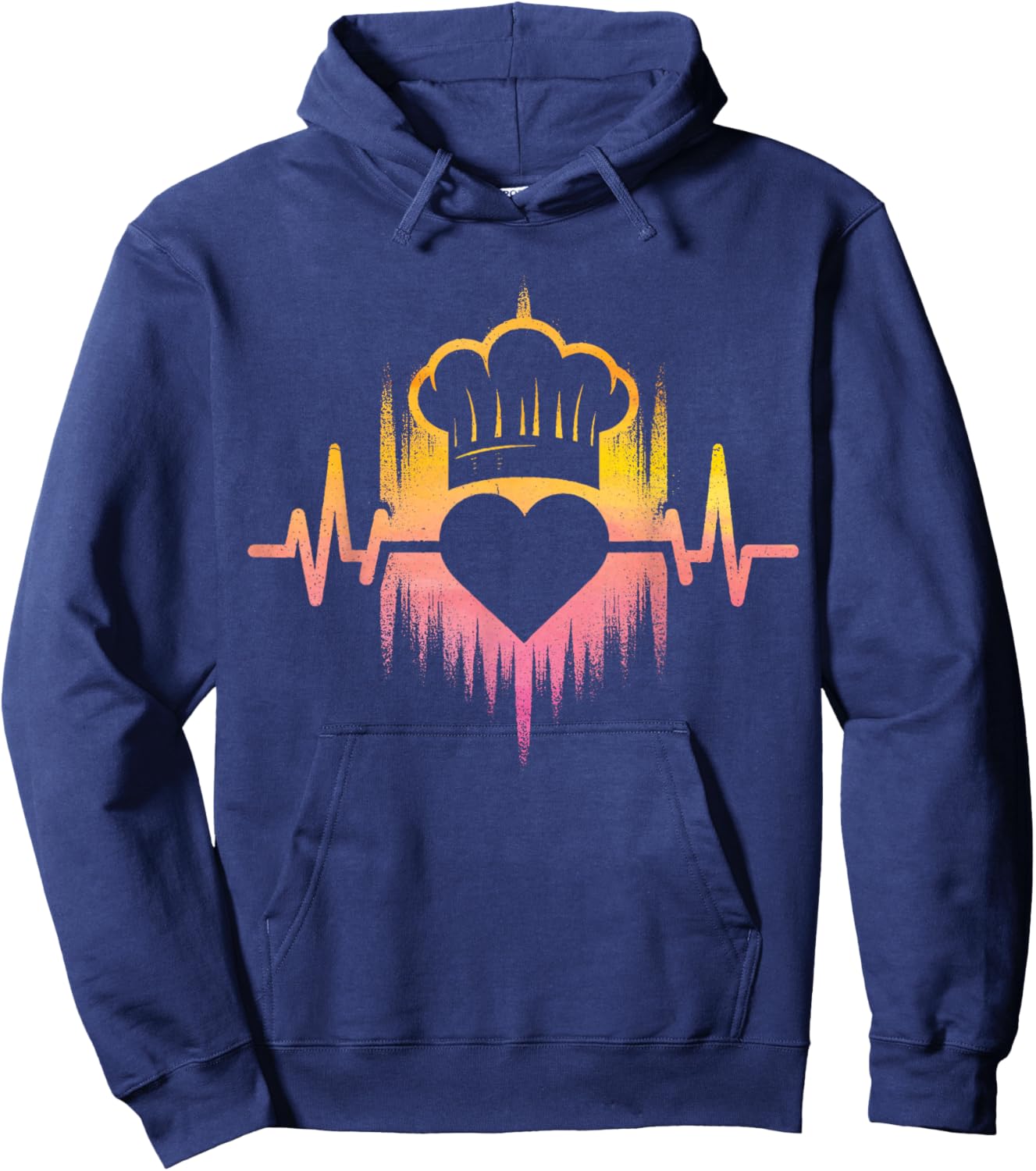 Cooking Chef Evolution Cuisine Cook Meal Preparing Hoodie - Hoodie | Navy