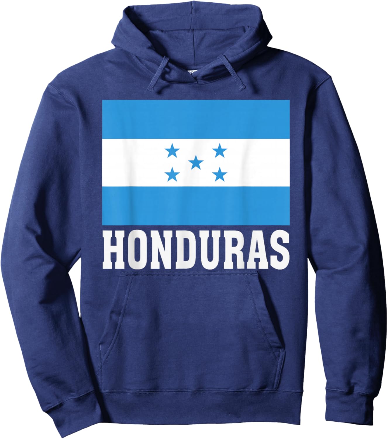 Honduras Flag Patriotic National Roots Souvenir Hoodie - Hoodie | Navy