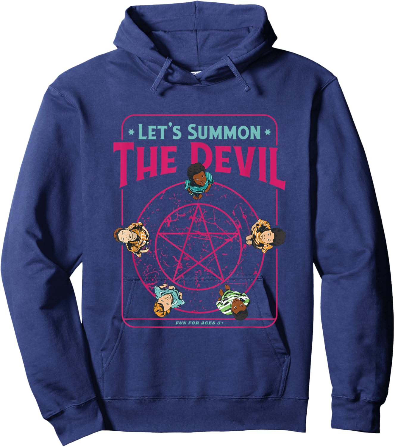 Funny Goth - Let Us Summon The Devil Game Hoodie - Hoodie | Navy
