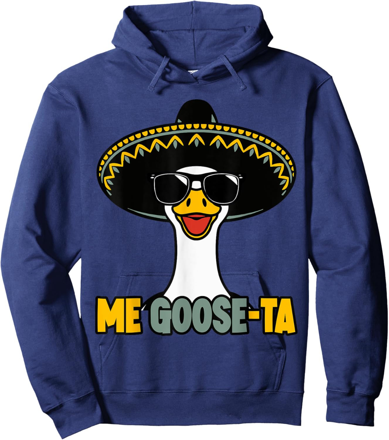 Me Goose Ta Mexican Goose Pun Spanish Men Boys Funny Hoodie - Hoodie | Navy