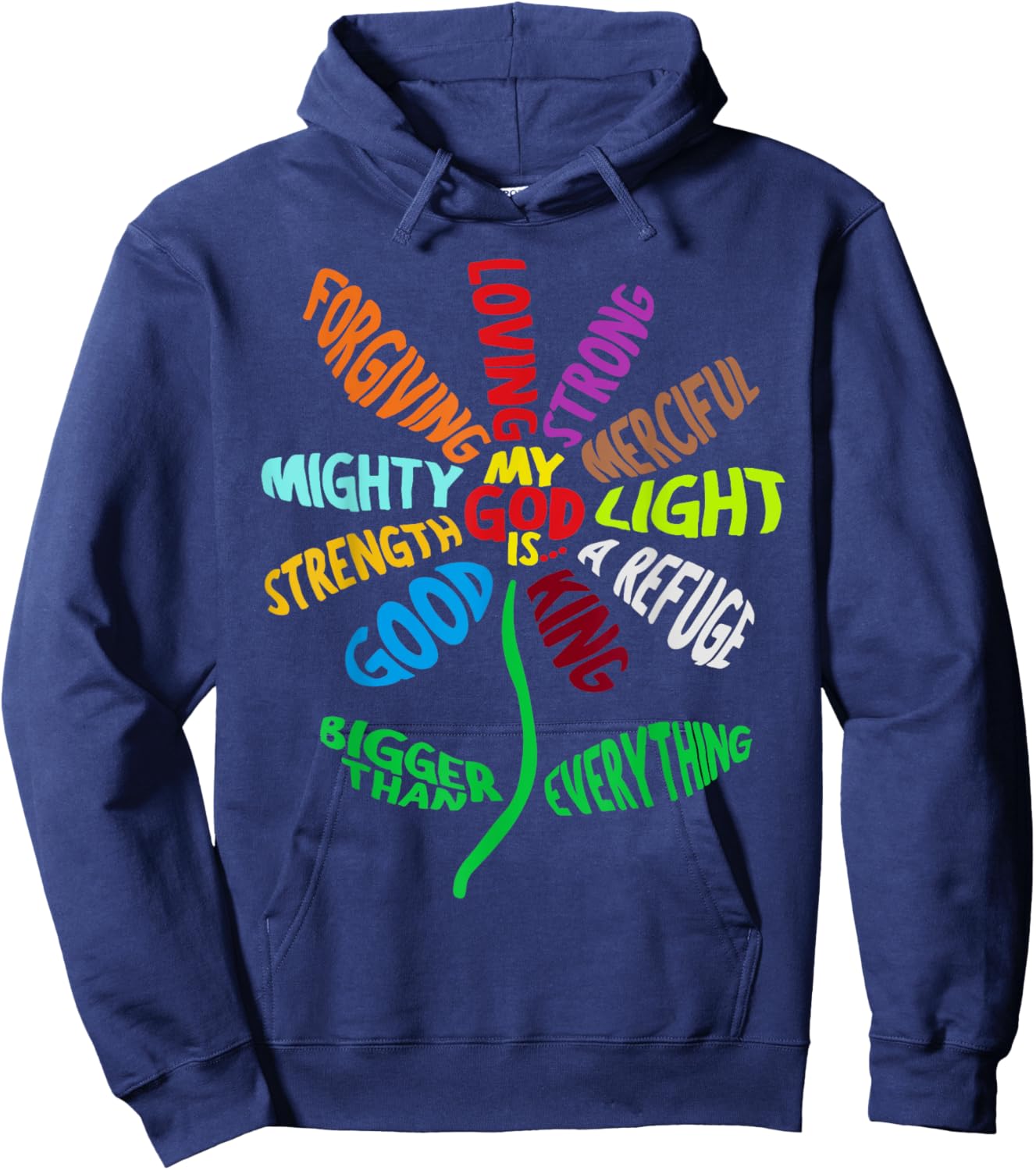 My God is Hoodie - Hoodie | Navy