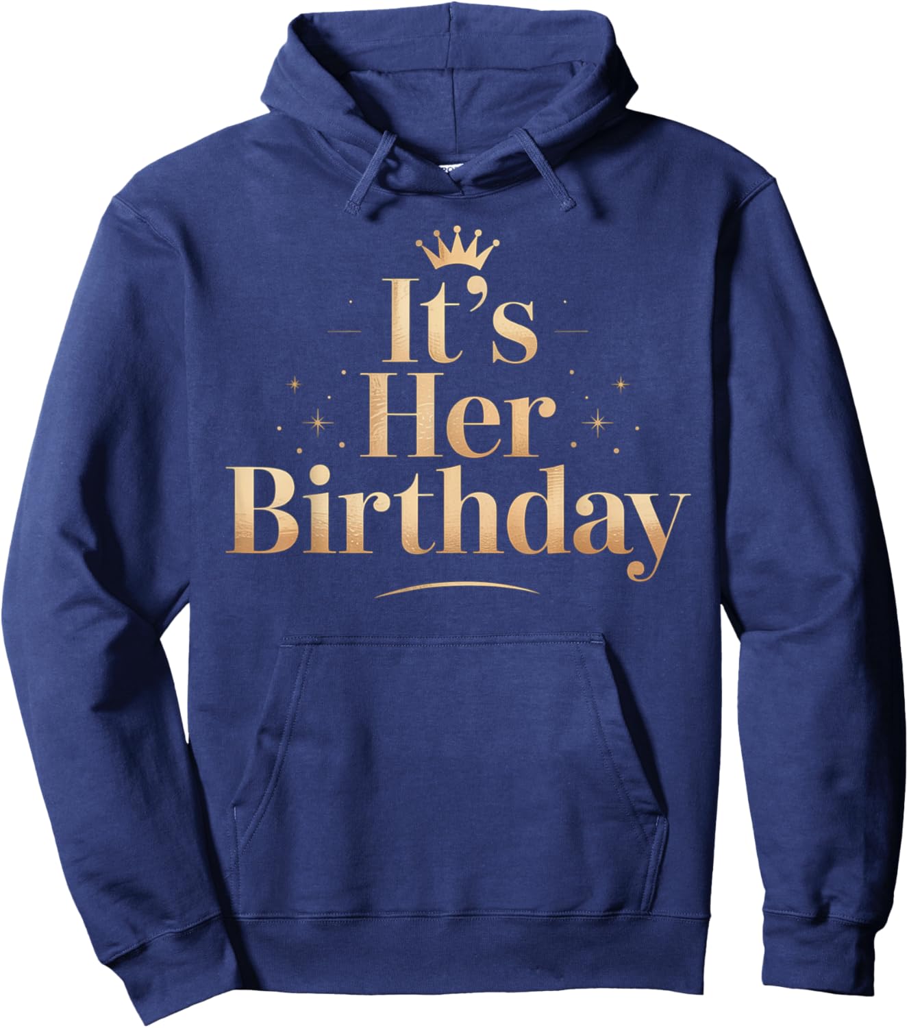 Bruh It's Her Birthday Hoodie - Hoodie | Navy