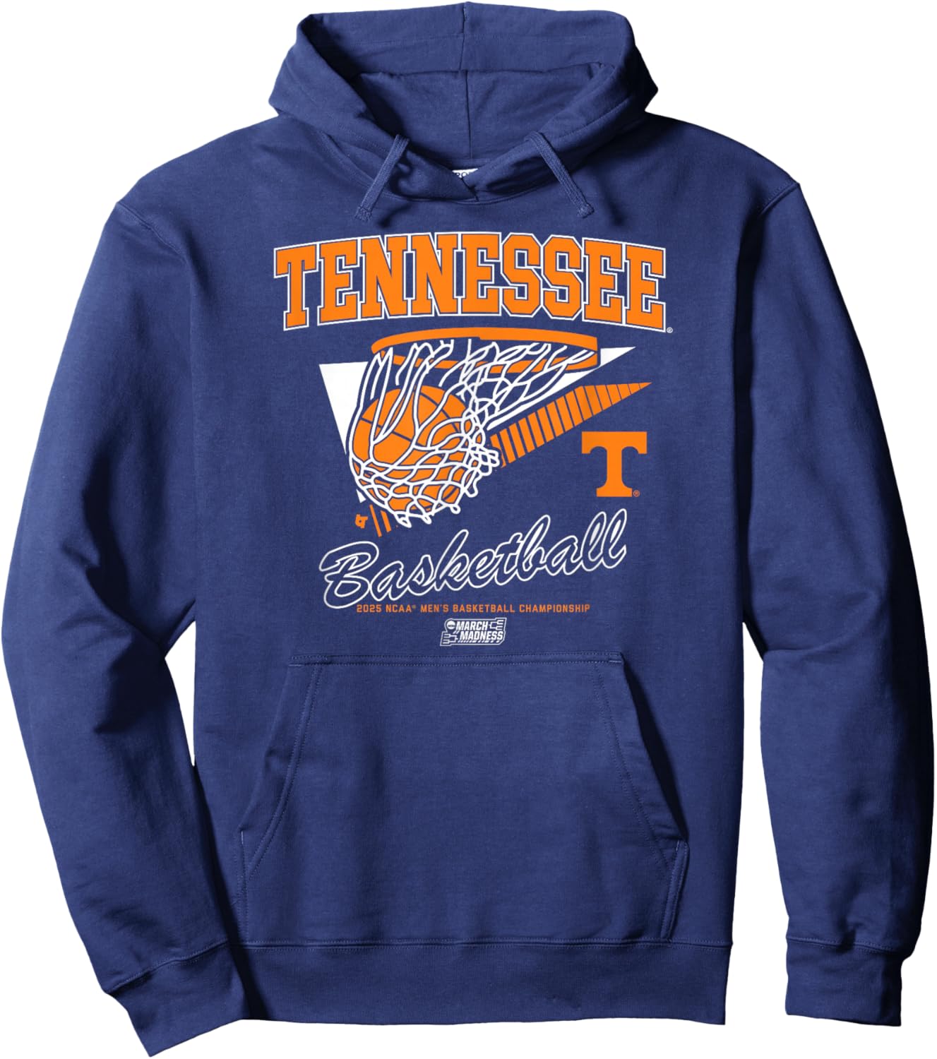 Tennessee Volunteers Basketball: 2025 March Madness NCAA Hoodie - Hoodie | Navy