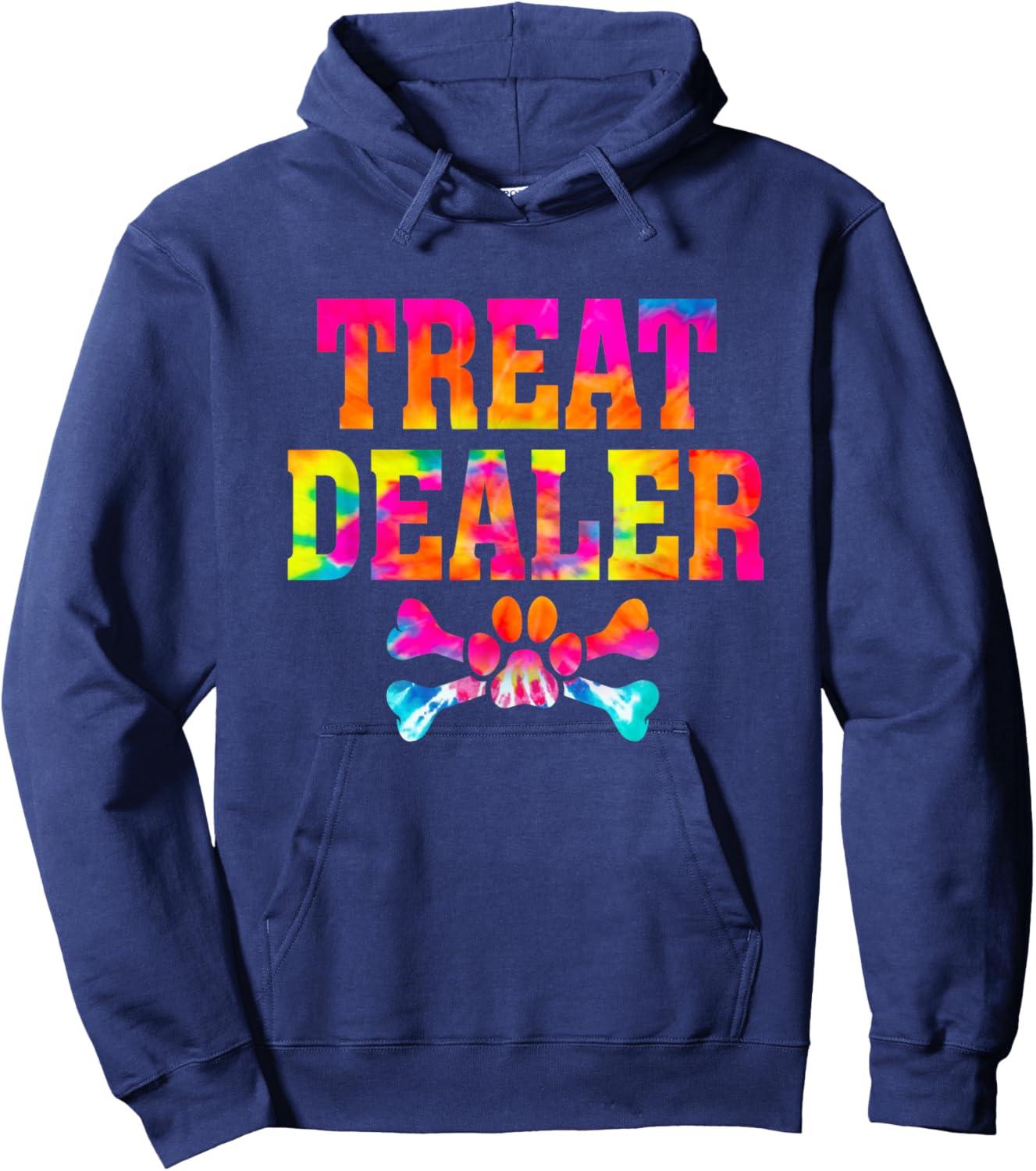 Dog Treat Dealer Humor Dog Owner Dog Treats Dog Lover Hoodie - Hoodie | Navy