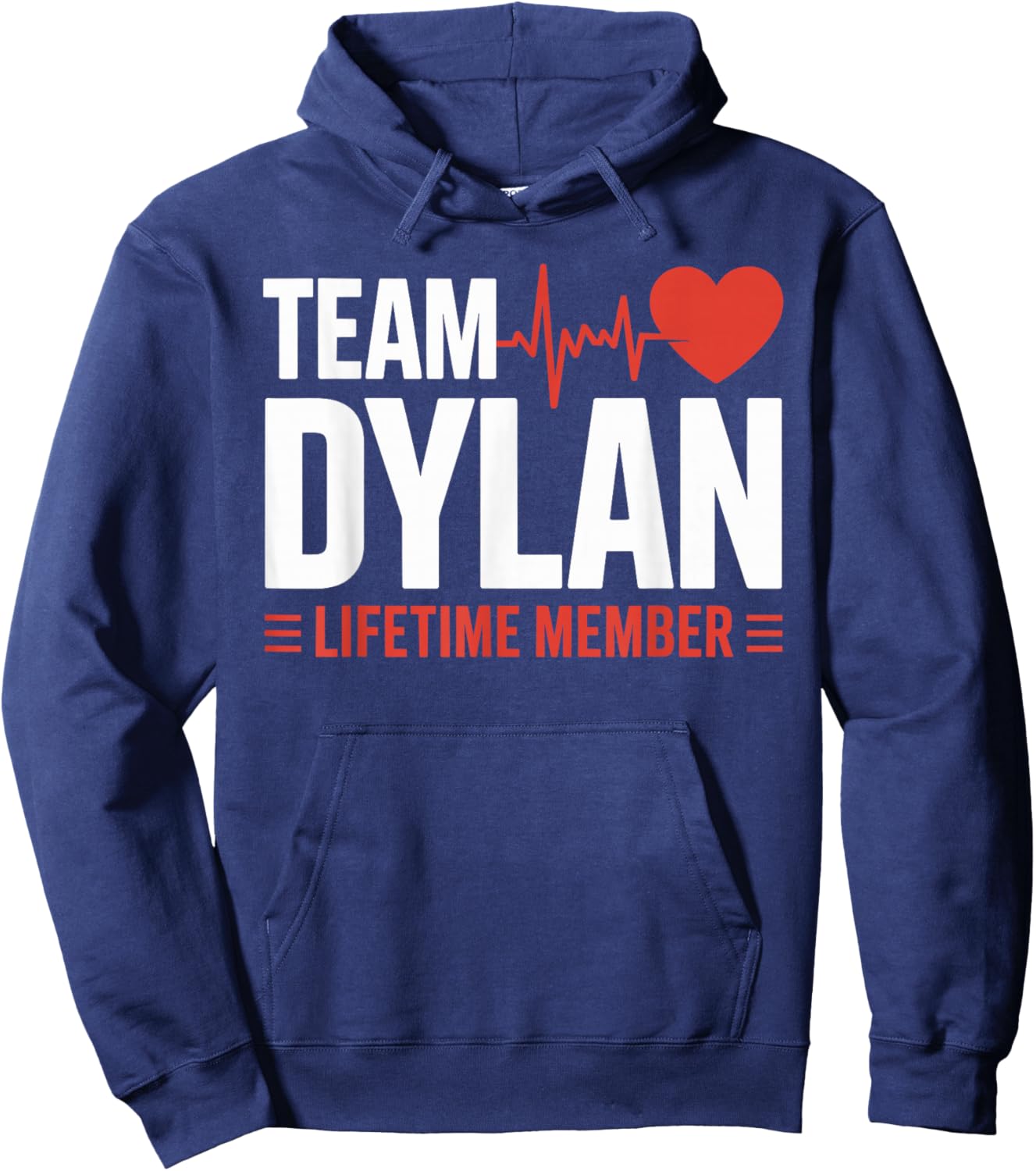 Team Dylan Lifetime Member Name Hoodie - Hoodie | Navy