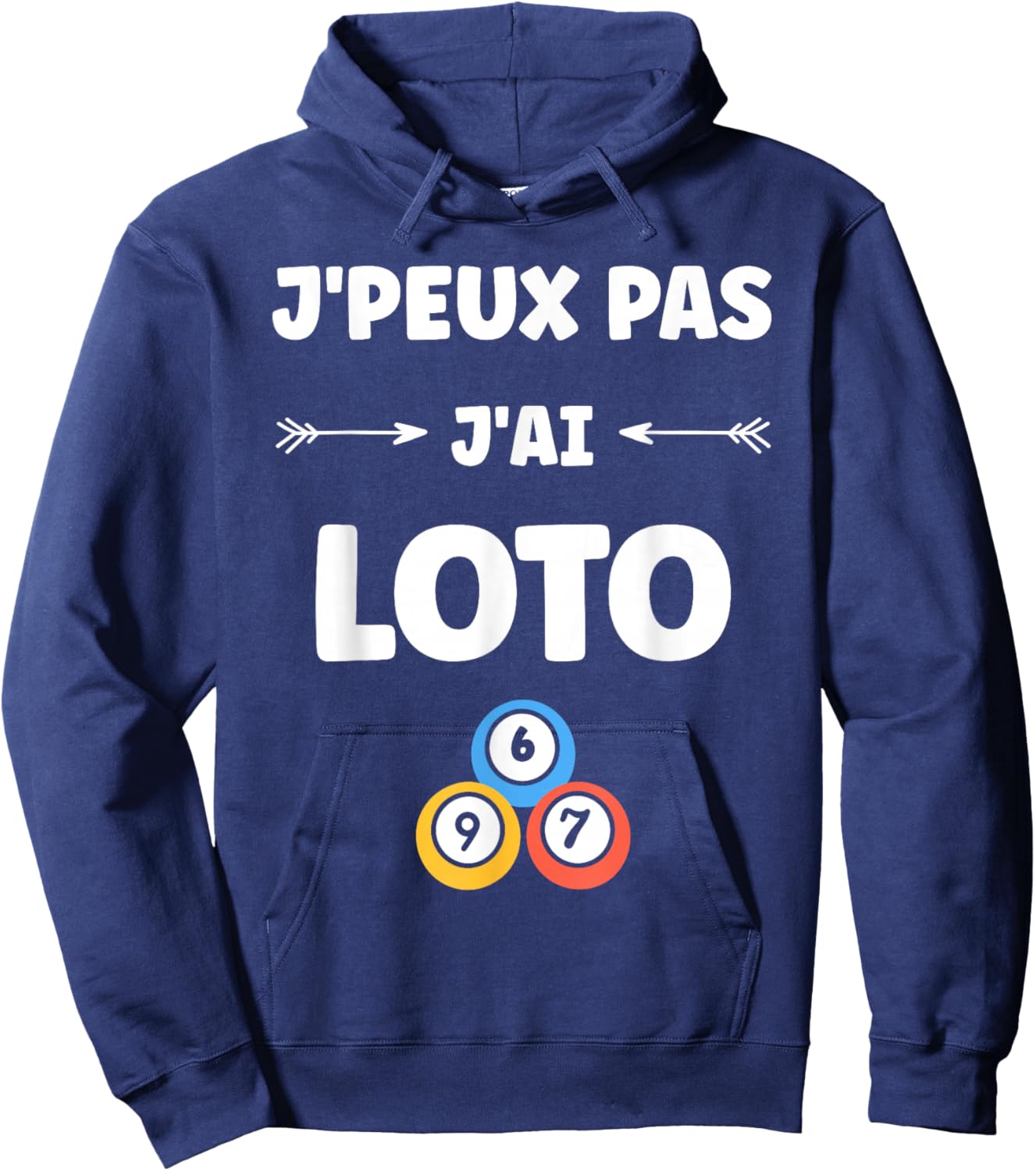 Games Draw Humor lottery I Can Not I Have Lotto Hoodie - Hoodie | Navy