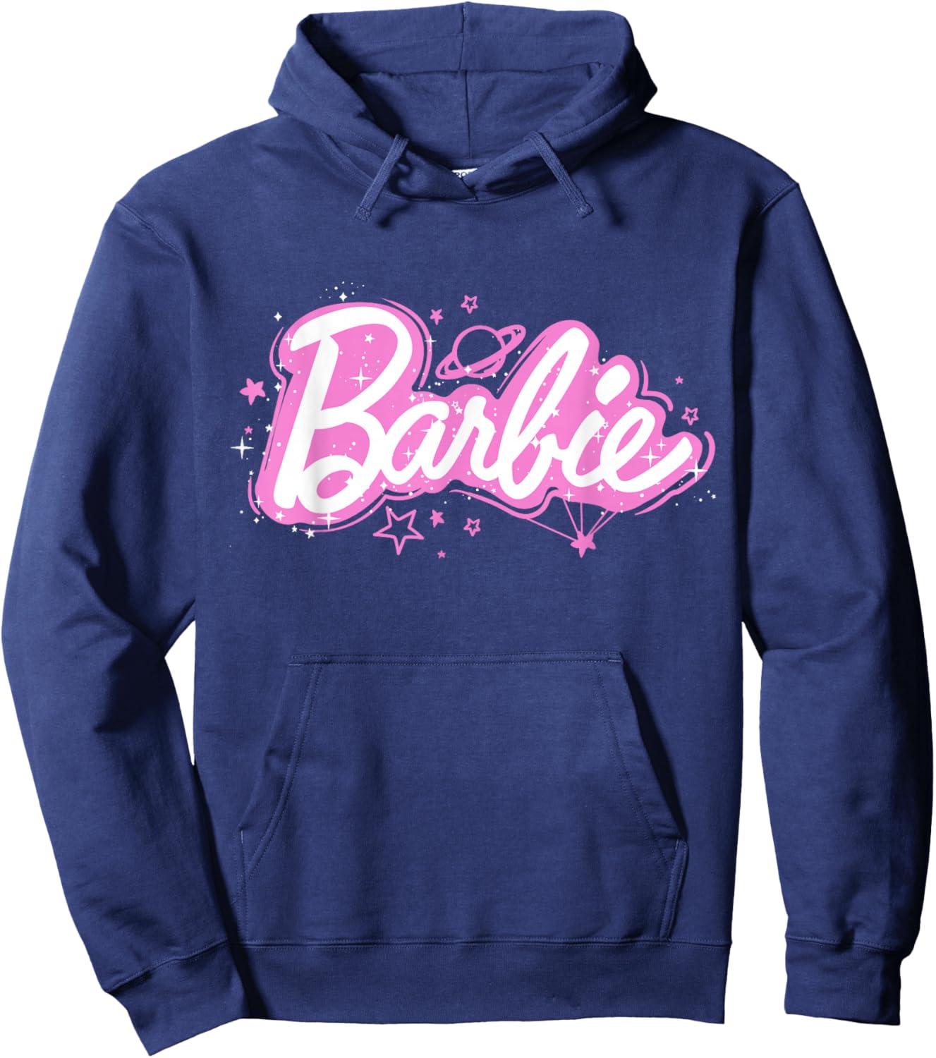 Barbie Pink Cosmic Logo Hoodie - Hoodie | Navy