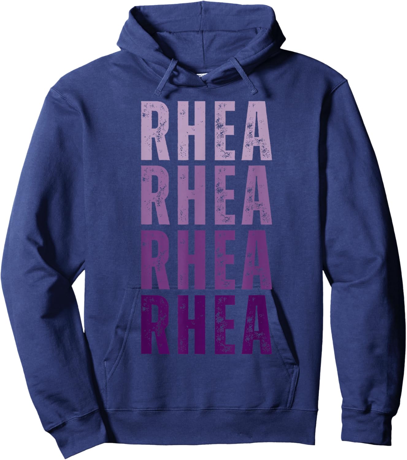 Personalized Name Rhea I Love Rhea Hoodie - Hoodie | Navy