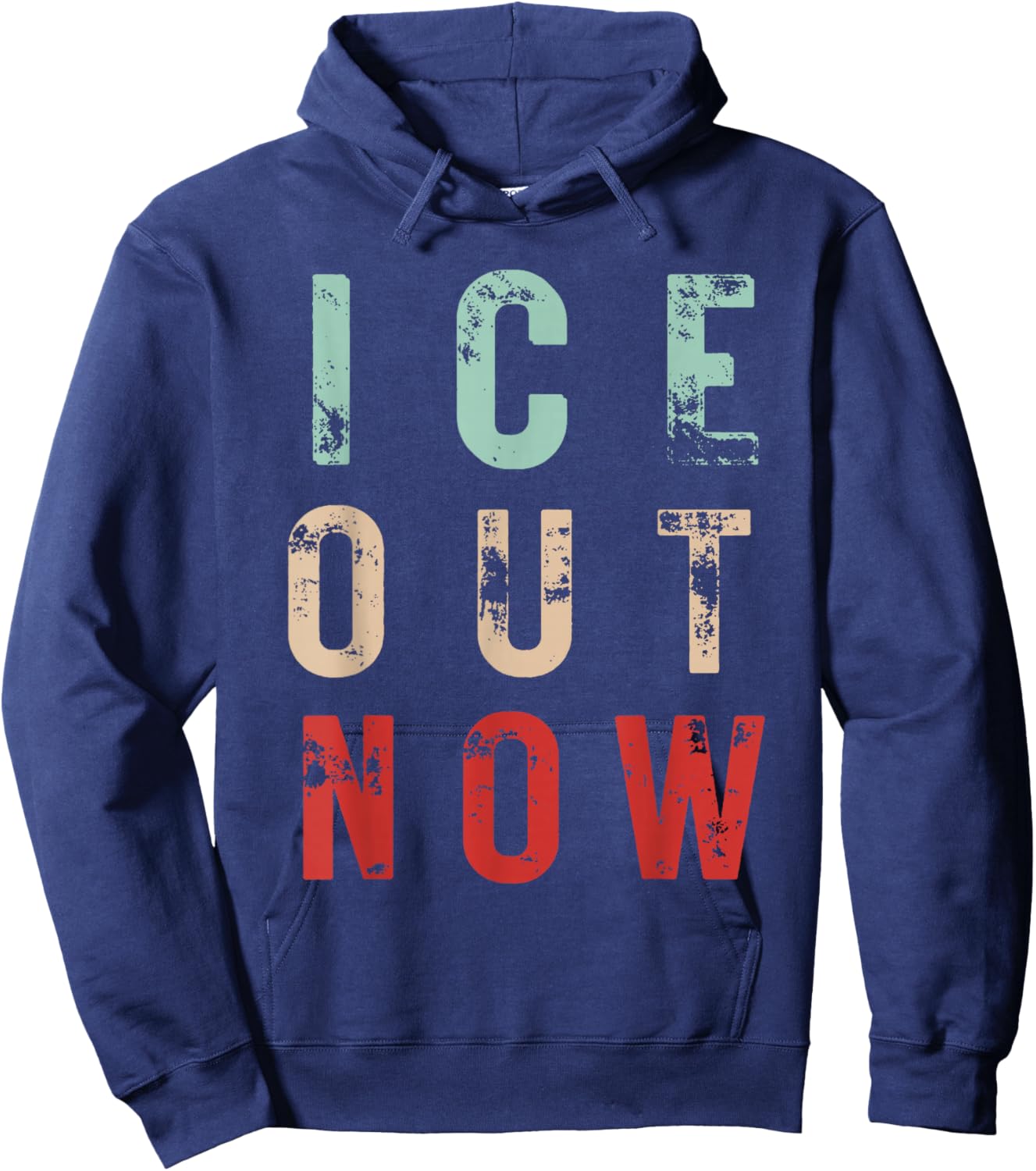 T-Shirt Hoodie - Hoodie | Navy