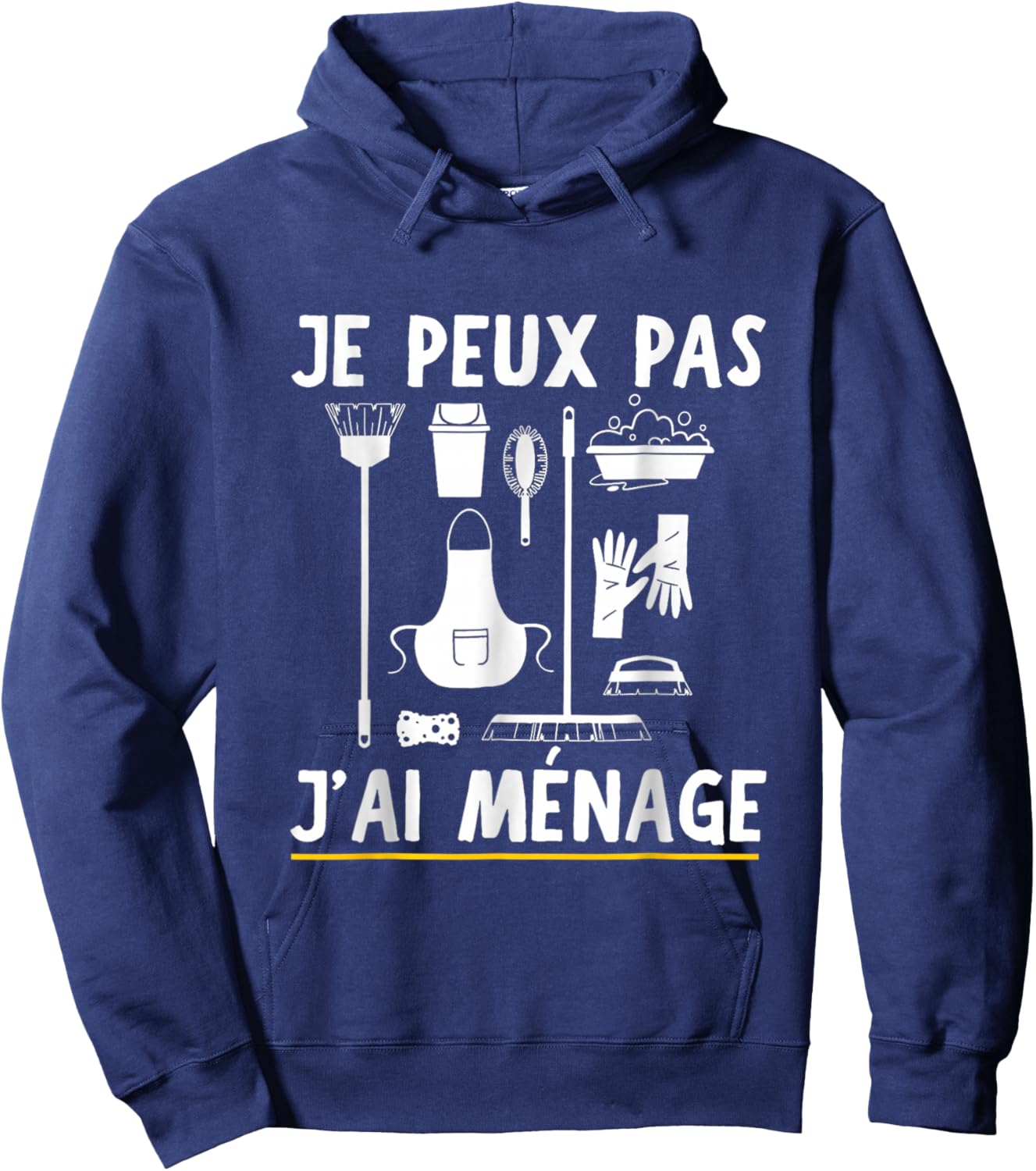 Je Peux Pas J'Ai Household Funny Funny Quote Design Hoodie - Hoodie | Navy