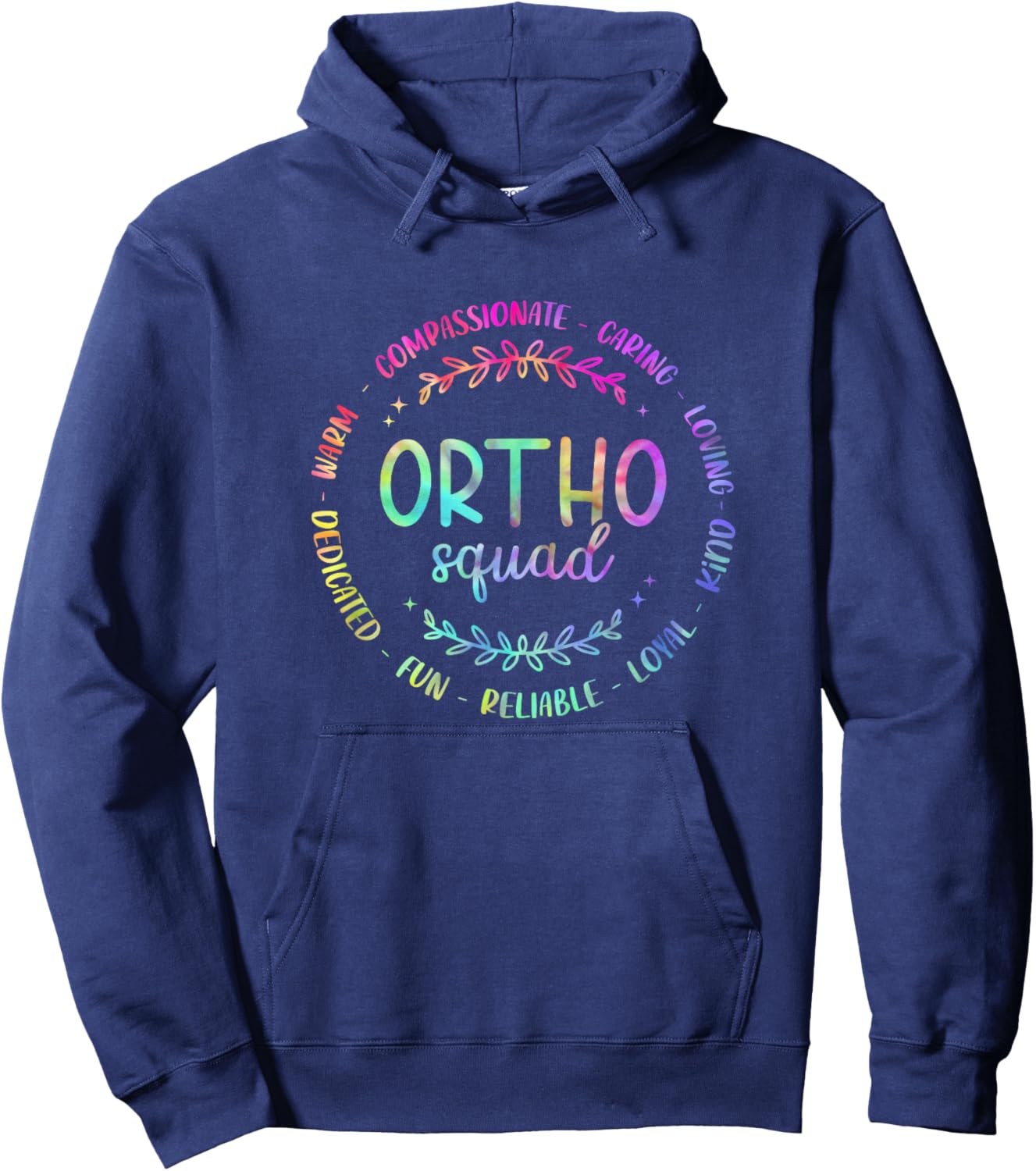 Tie Dye Ortho Squad Orthopedic Surgeon Orthopedist Hoodie - Hoodie | Navy