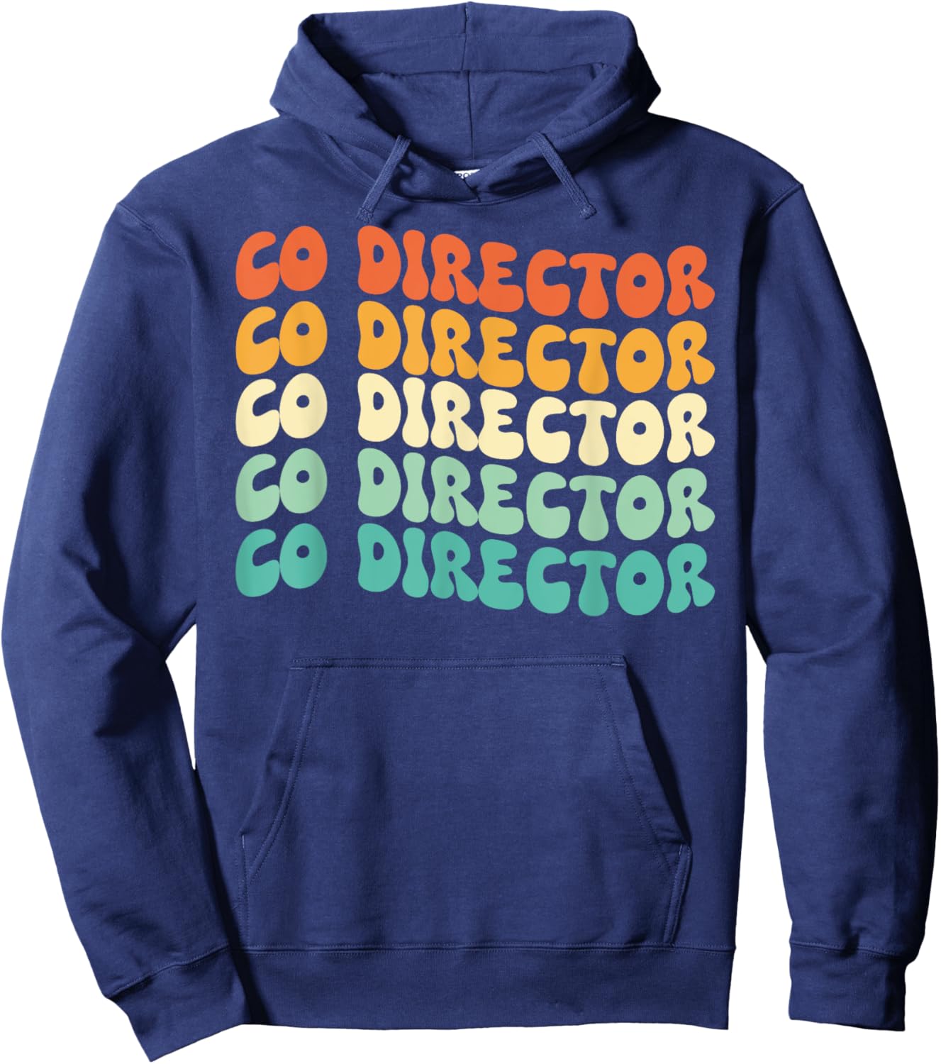 Groovy Co Director Job Title Hoodie - Hoodie | Navy