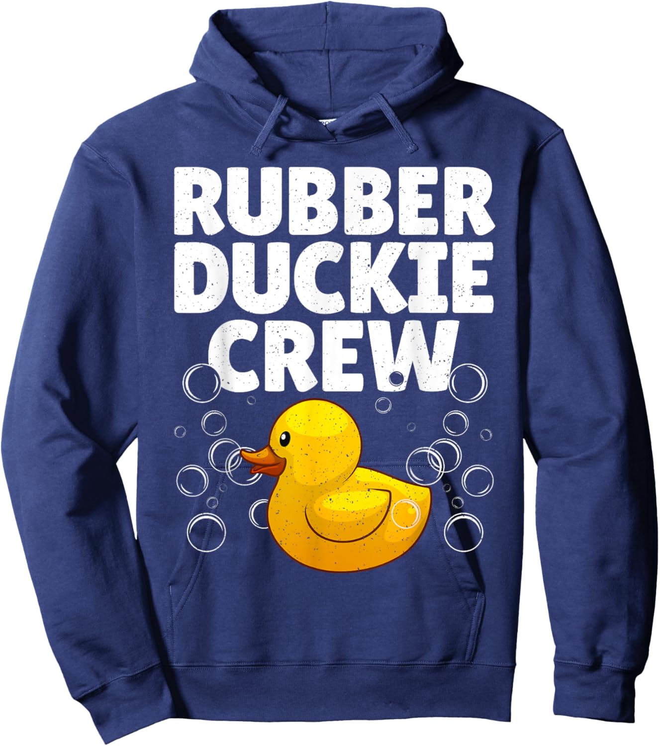 Best Rubber Duck Art Women Kids Rubber Duckie Crew Hoodie - Hoodie | Navy