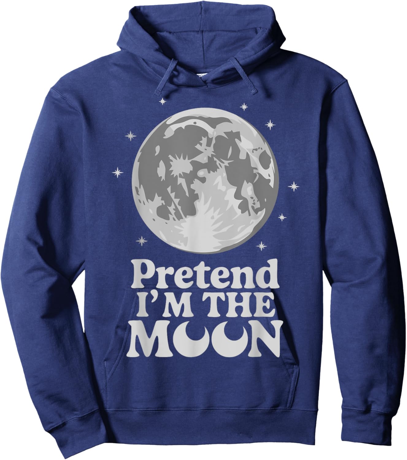 Pretend I'm The Moon Hoodie - Hoodie | Navy