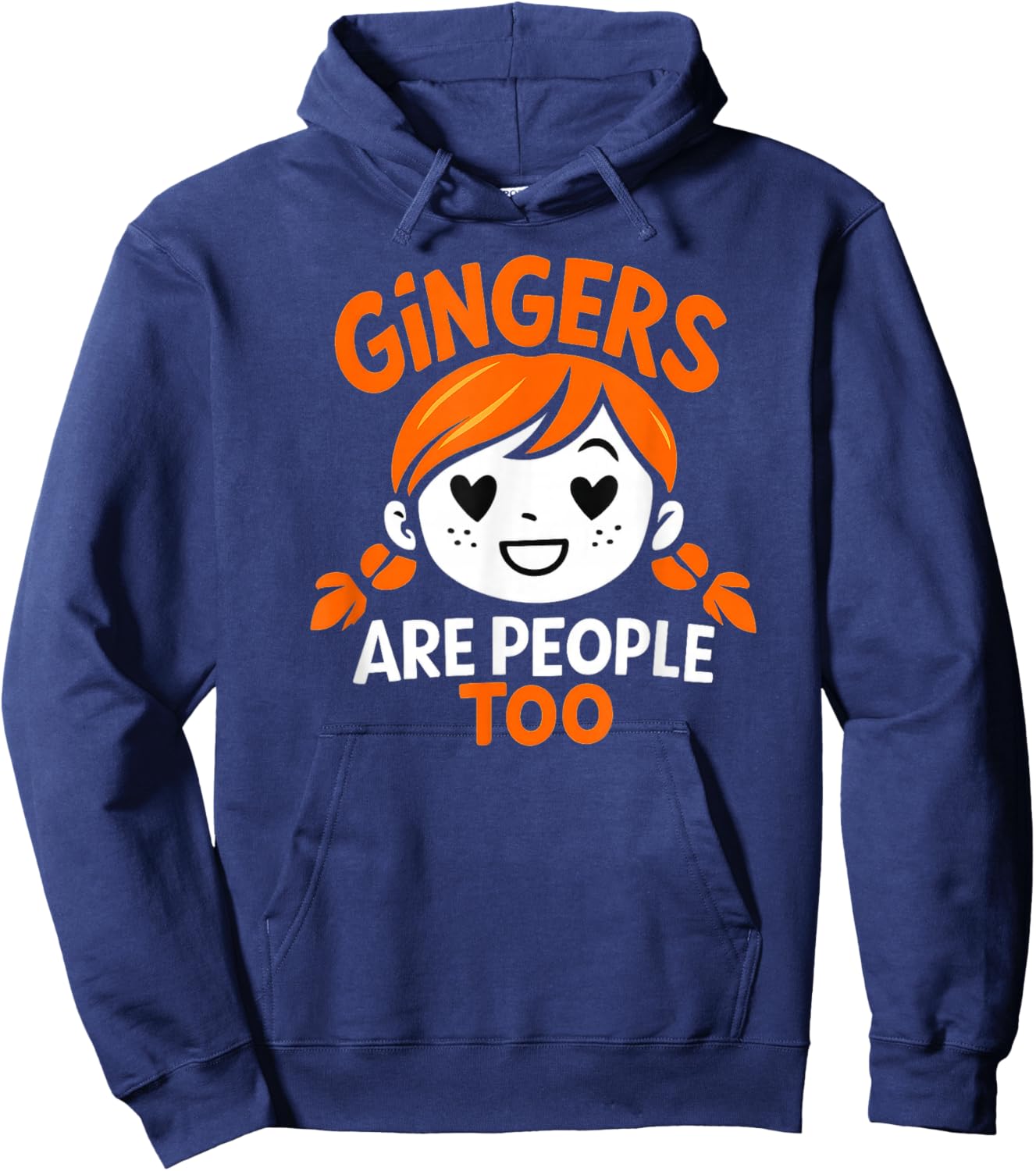 Gingers are People Too Hoodie - Hoodie | Navy