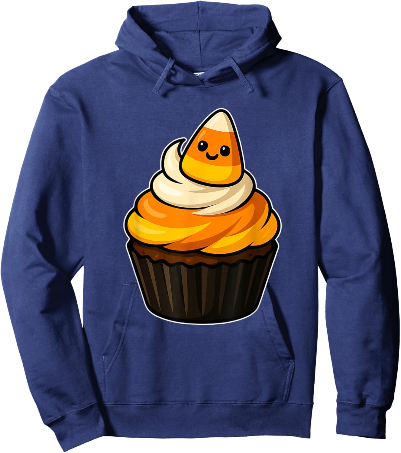 Candy Corn Cupcake Hoodie - Hoodie | Navy