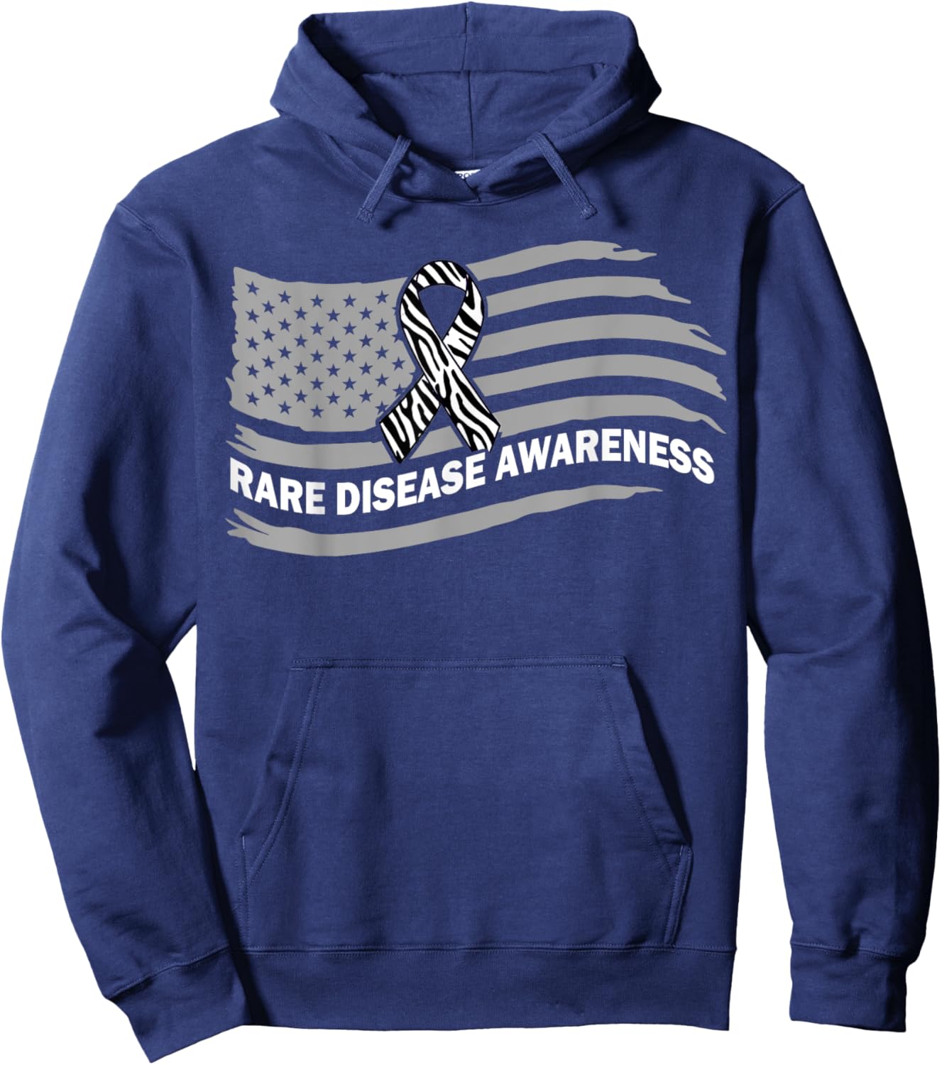 Rare Disease EDS Awareness Ehlers-Danlos syndrome Carcinoid Hoodie - Hoodie | Navy