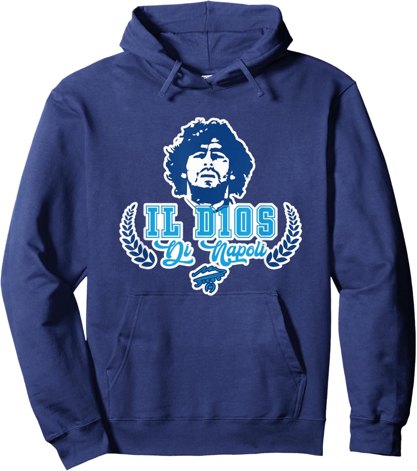 Maradona Il D10S di Napoli Hoodie - Hoodie | Navy