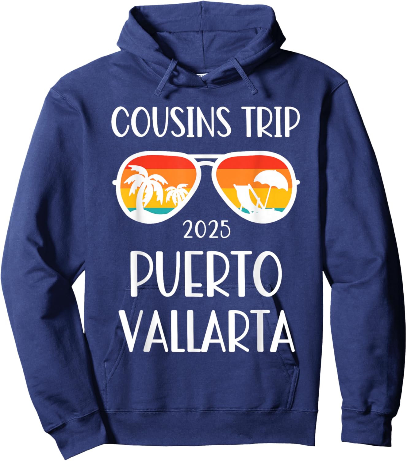Cousins Trip Puerto Vallarta Mexico 2025 Weekend Family Hoodie - Hoodie | Navy