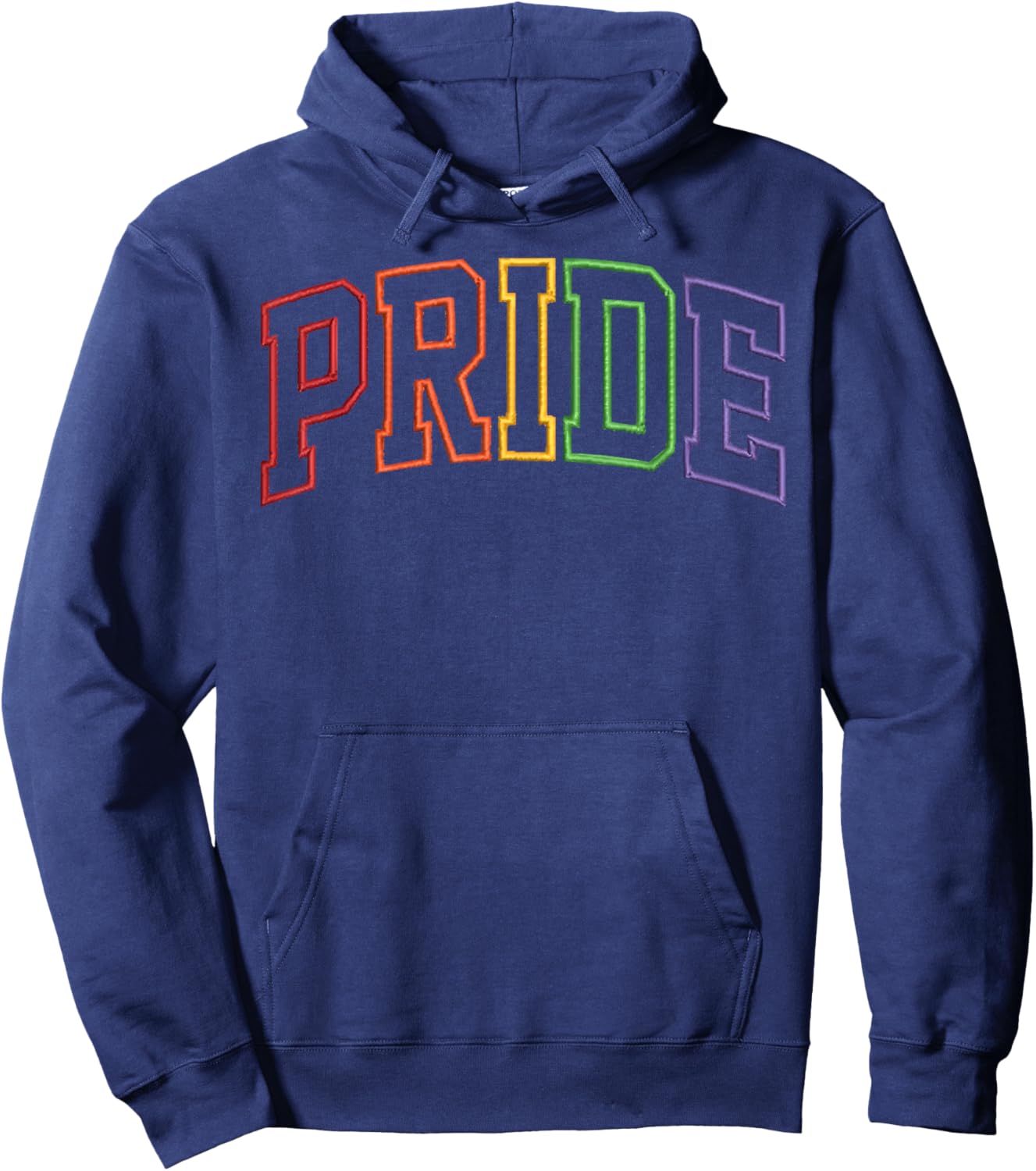 Pride Rainbow Love Is Love LGBT Gay Lesbian LGBTQ Pride Hoodie - Hoodie | Navy
