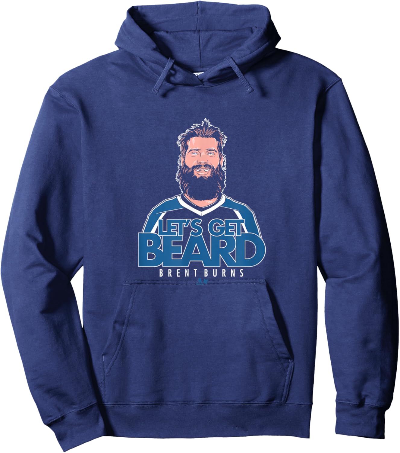 Brent Burns - Let's Get Beard - Colorado Hockey Hoodie - Hoodie | Navy