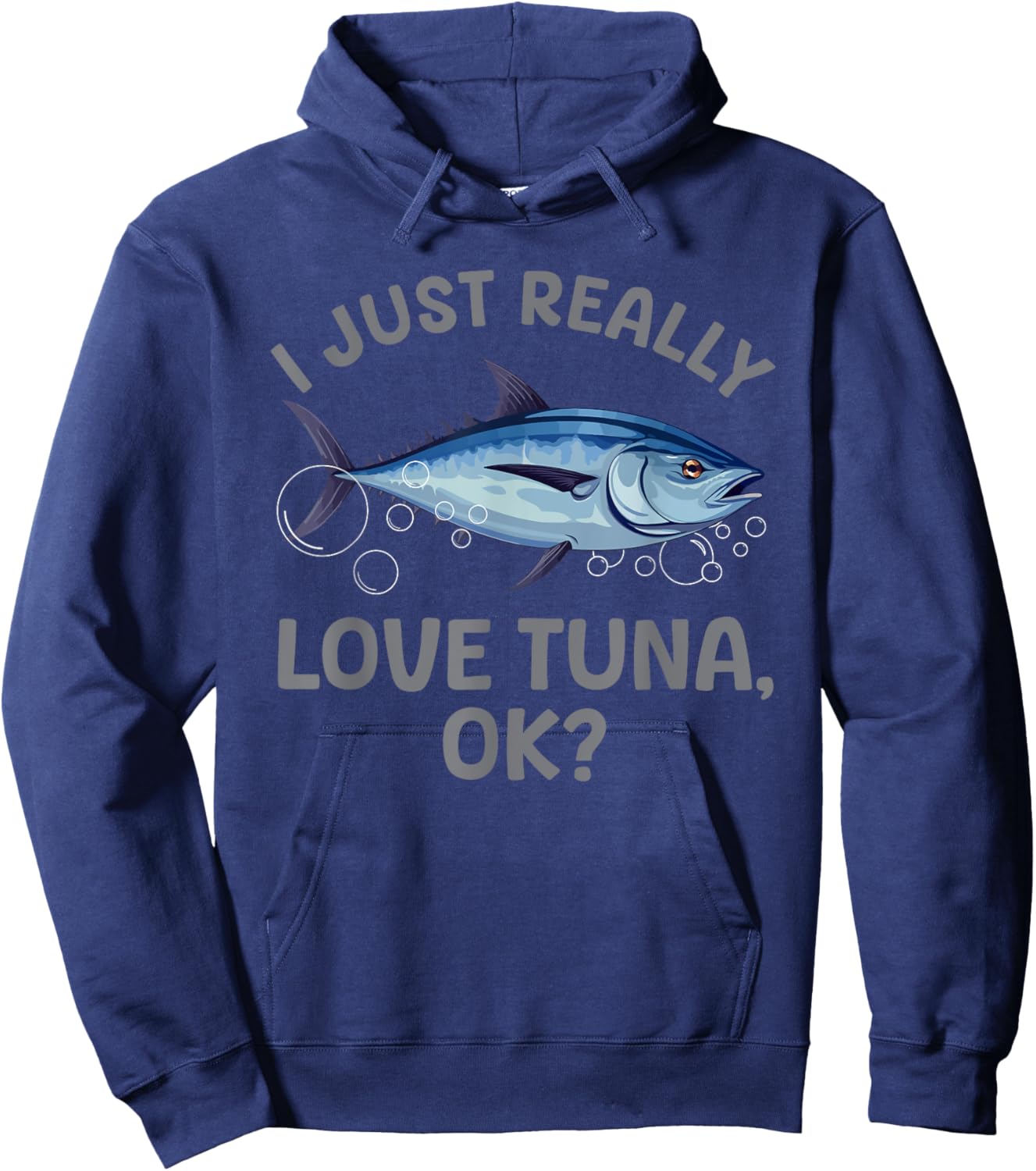 Cool Tuna Fishing Art Women Deep Sea Tuna Fishing Hoodie - Hoodie | Navy