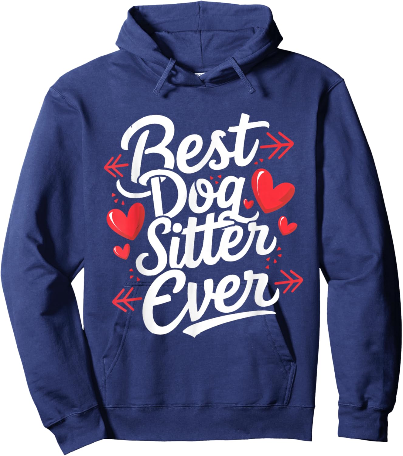 Dog babysitter cute Hoodie - Hoodie | Navy