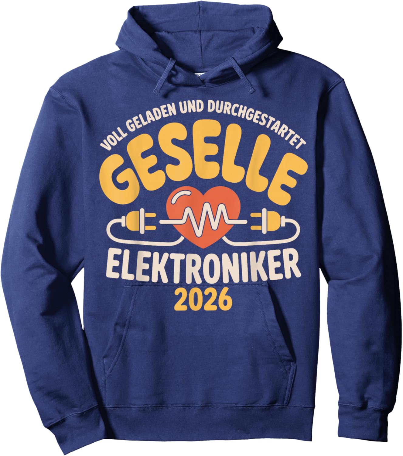2026 for Electricians Training Passed Companion Test Hoodie - Hoodie | Navy