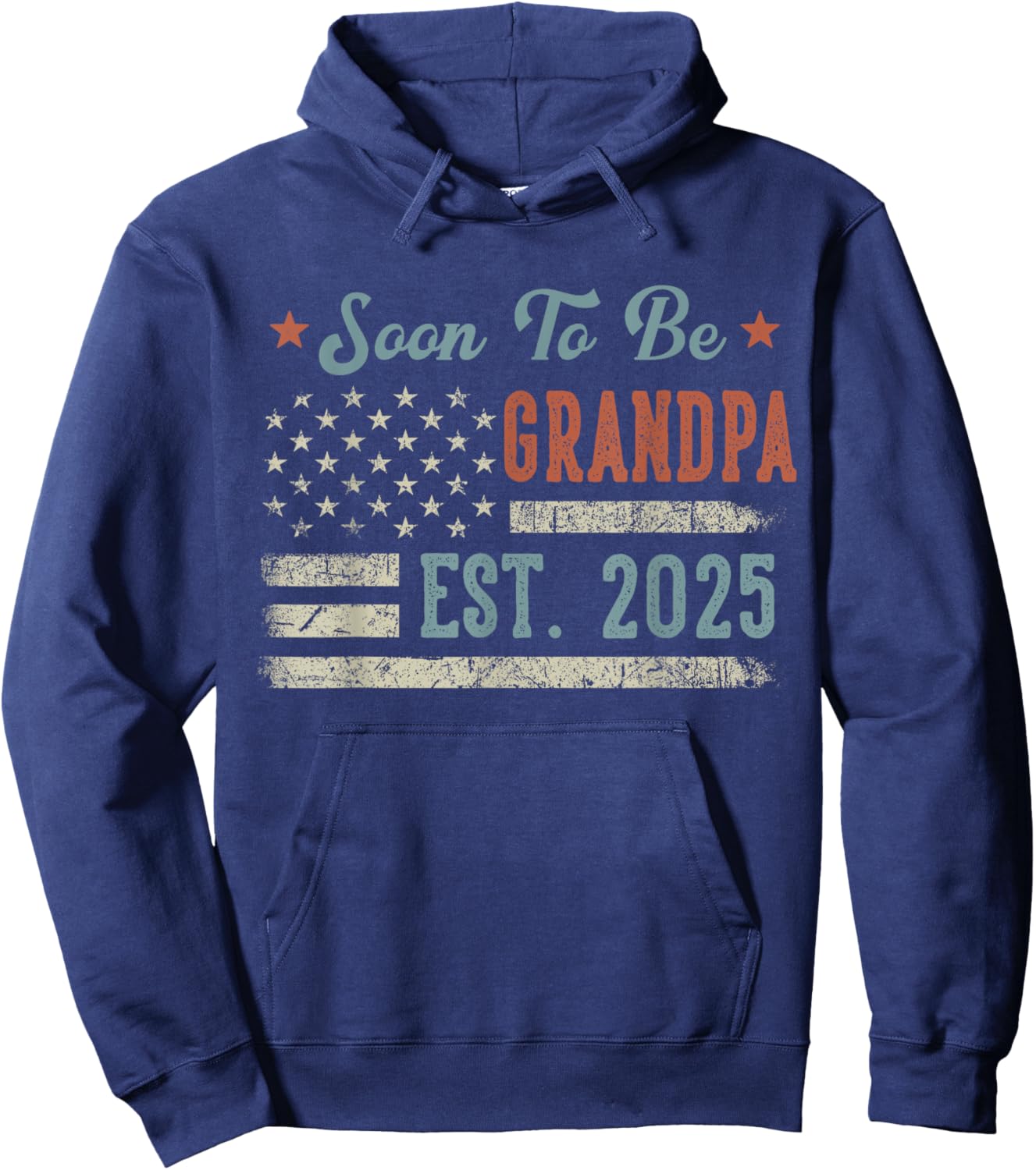 Soon to be Grandpa 2025 Loading Promoted to Grandpa 2025 Hoodie - Hoodie | Navy