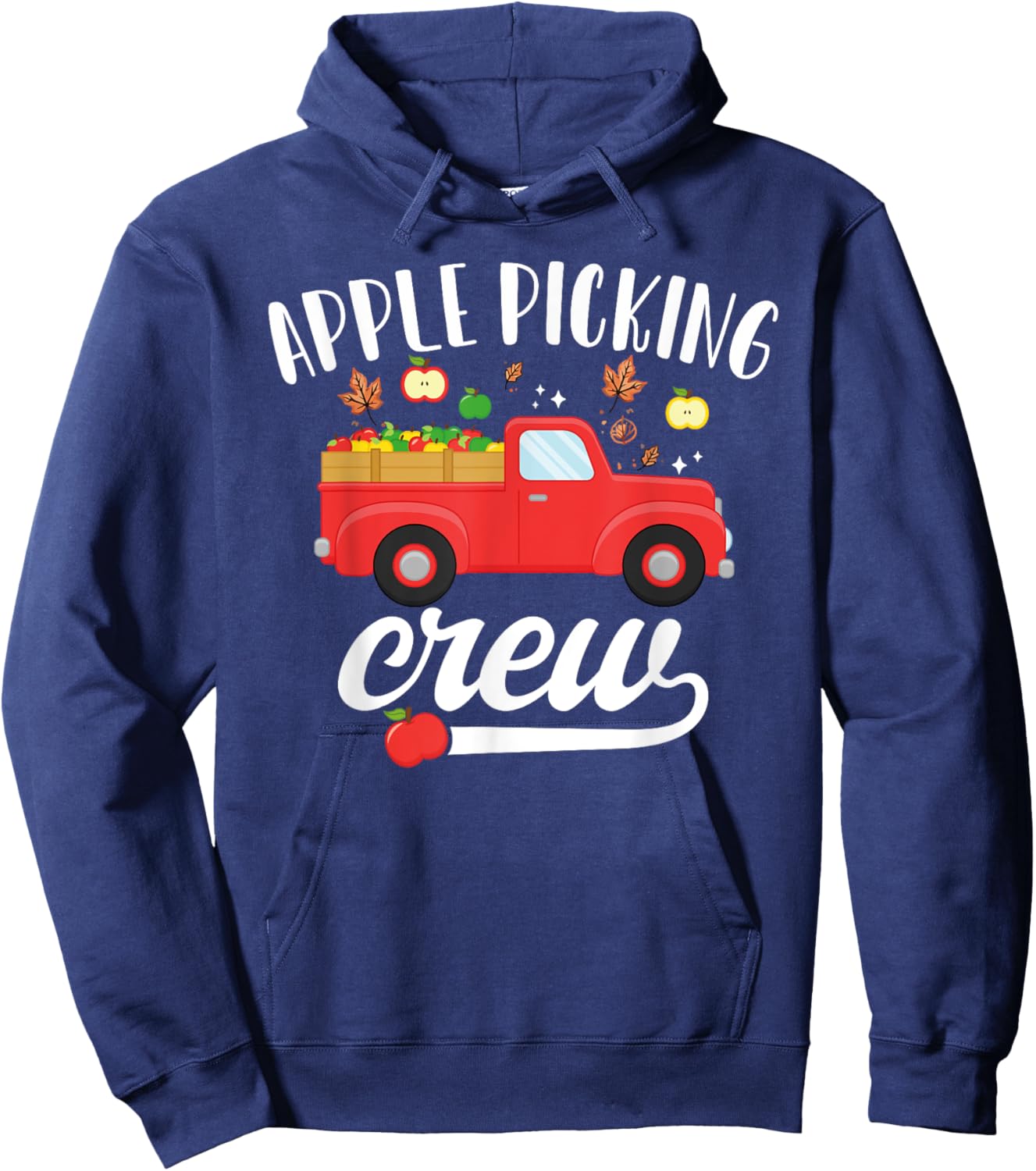 Apple Picking Crew Apple Picking Squad Cute Harvest Season Hoodie - Hoodie | Navy