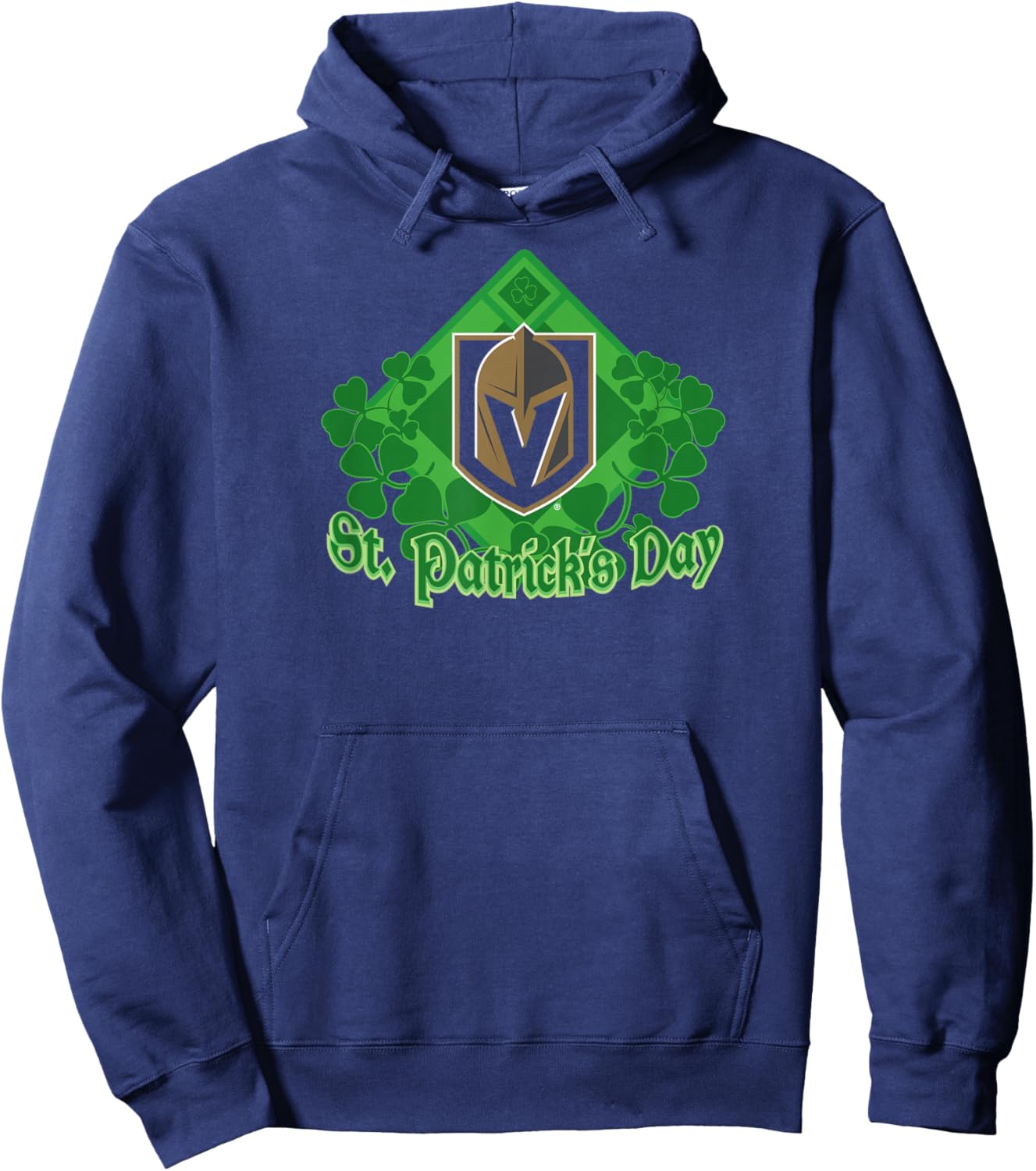 Vegas Golden Knights St. Patrick's Day Black NHL Licensed Hoodie - Hoodie | Navy