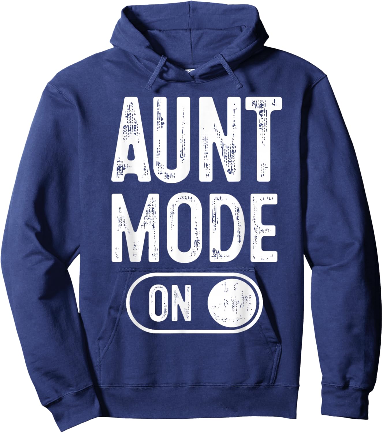 Aunt Mode On Funny Soon To Be Gifts 1St Time Aunt Hoodie - Hoodie | Navy