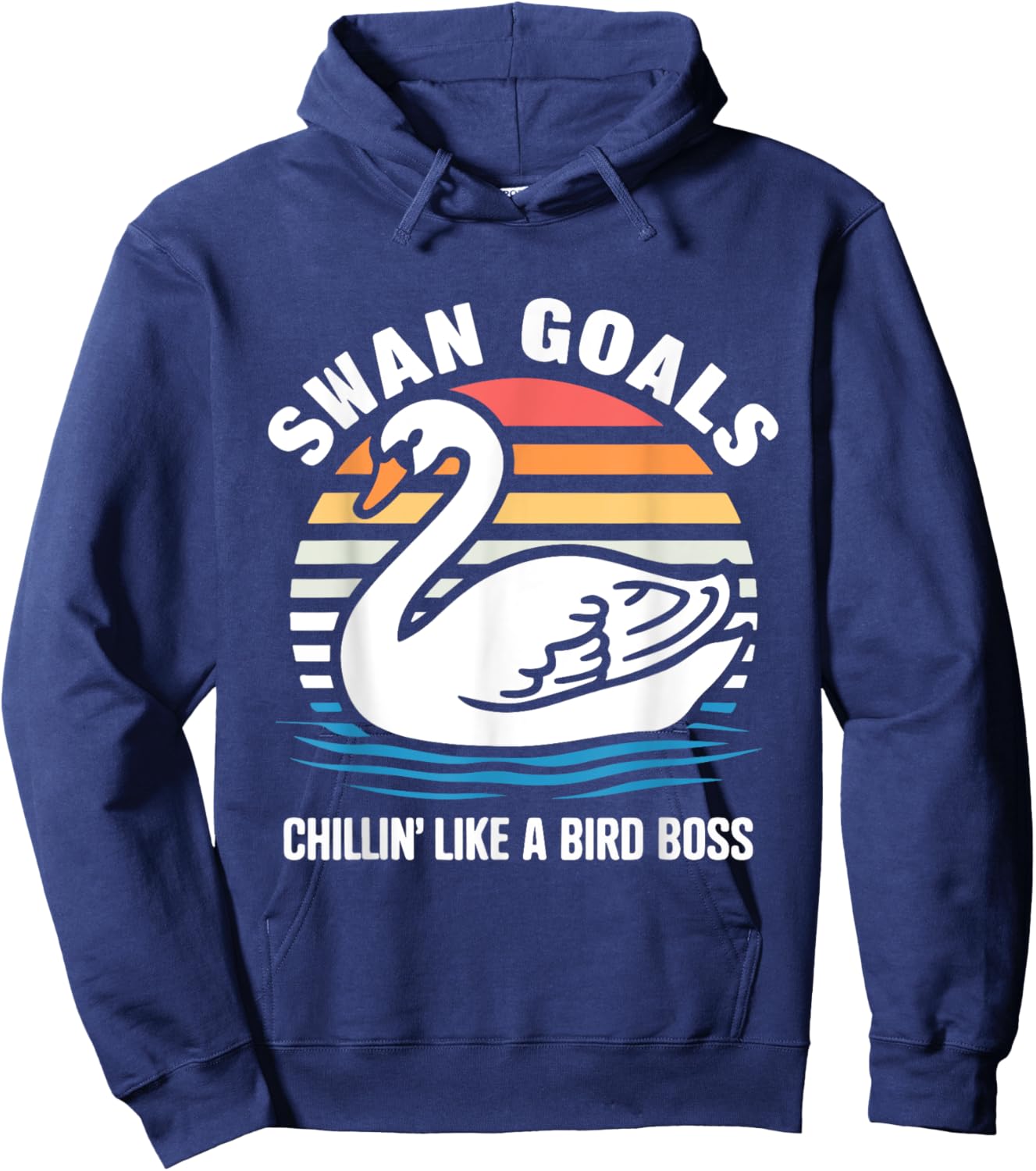 Swan Costume Lake Swan Hoodie - Hoodie | Navy